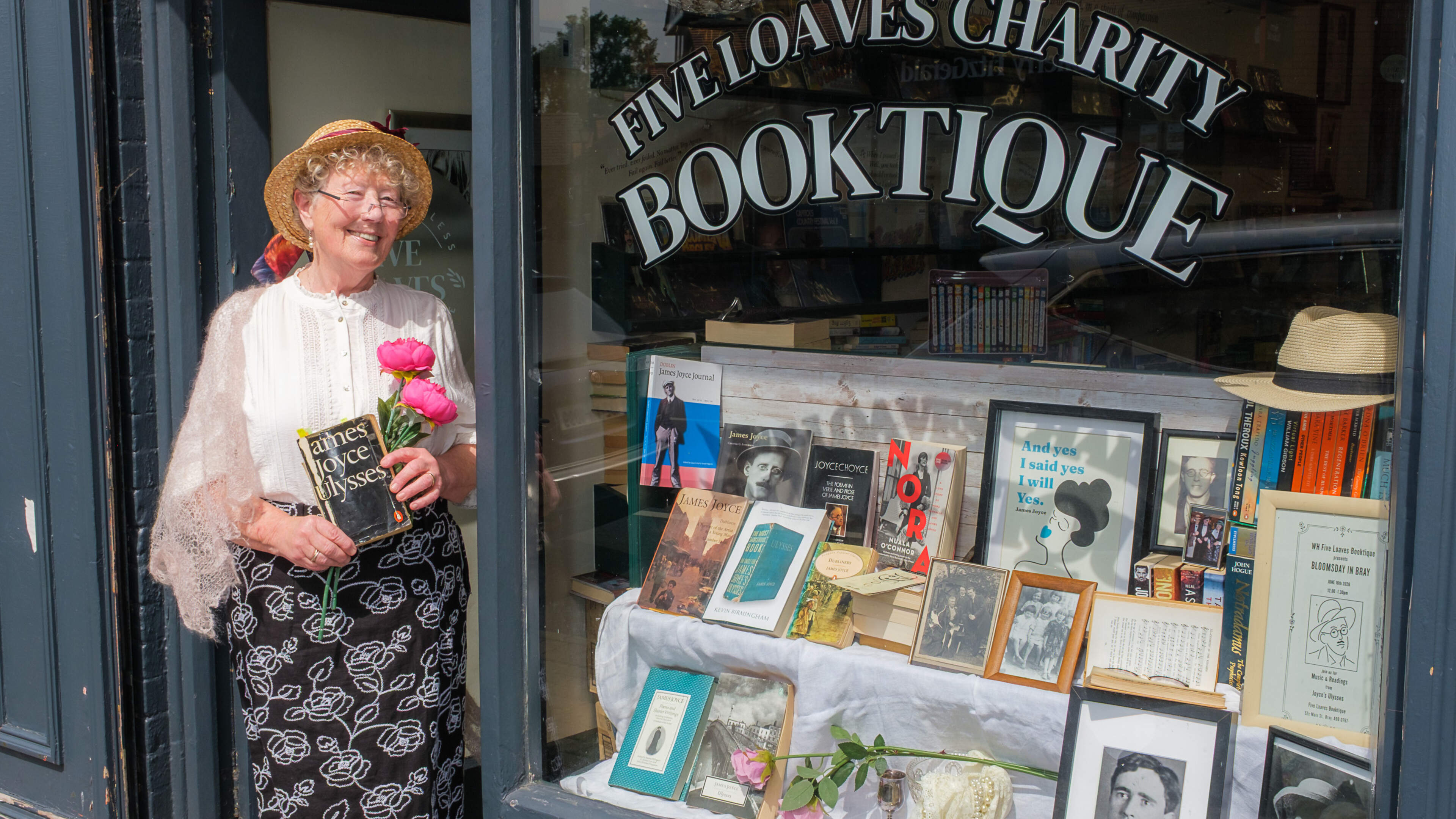 Bloomsday is returning to James Joyce’s childhood home town as a unique Bray bookshop celebrates
