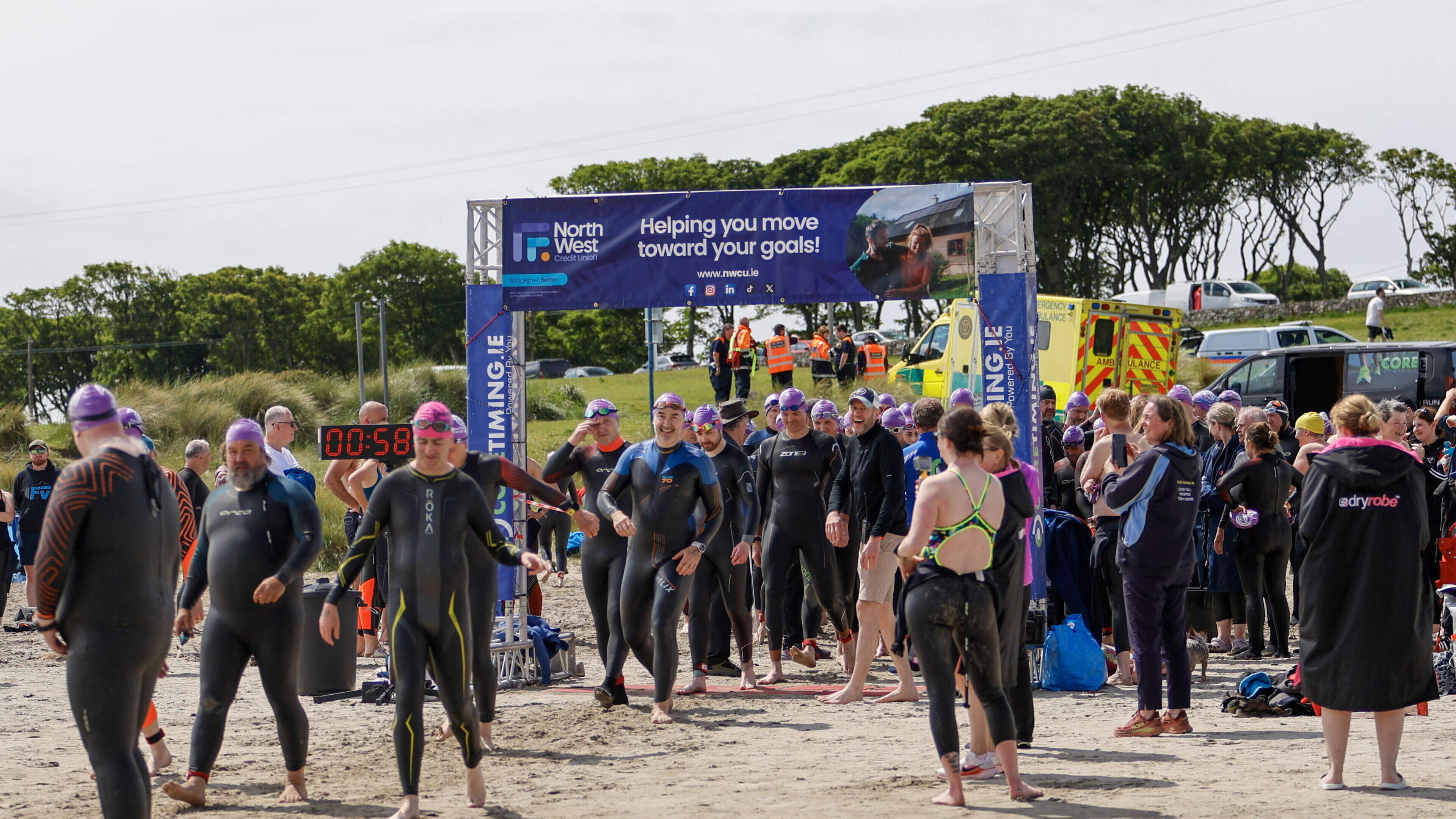 Record 380 swimmers take on 17th annual Metalman Swim Series