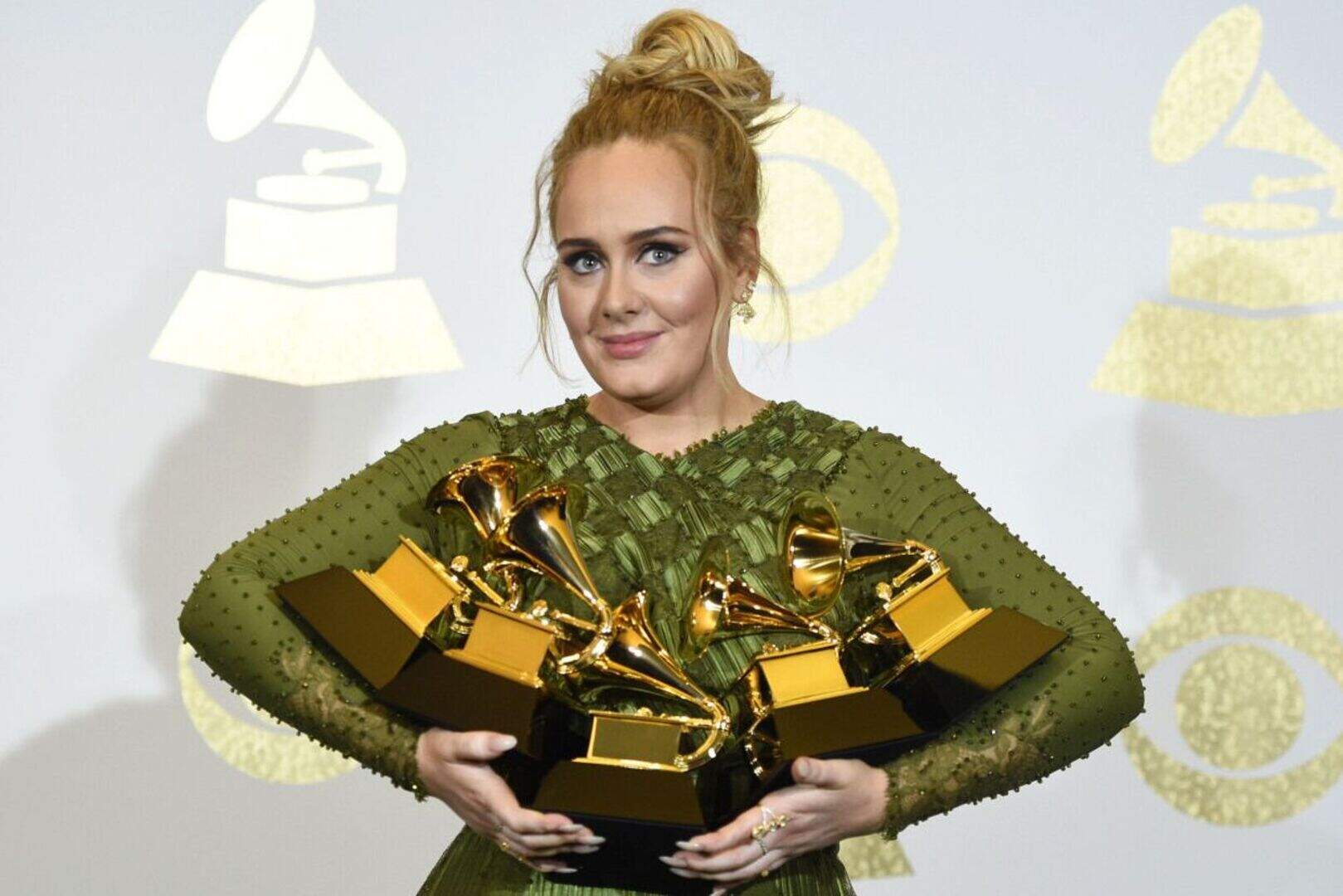adele green givenchy dress hits back at critics over 'Shrek dress' adele 2019