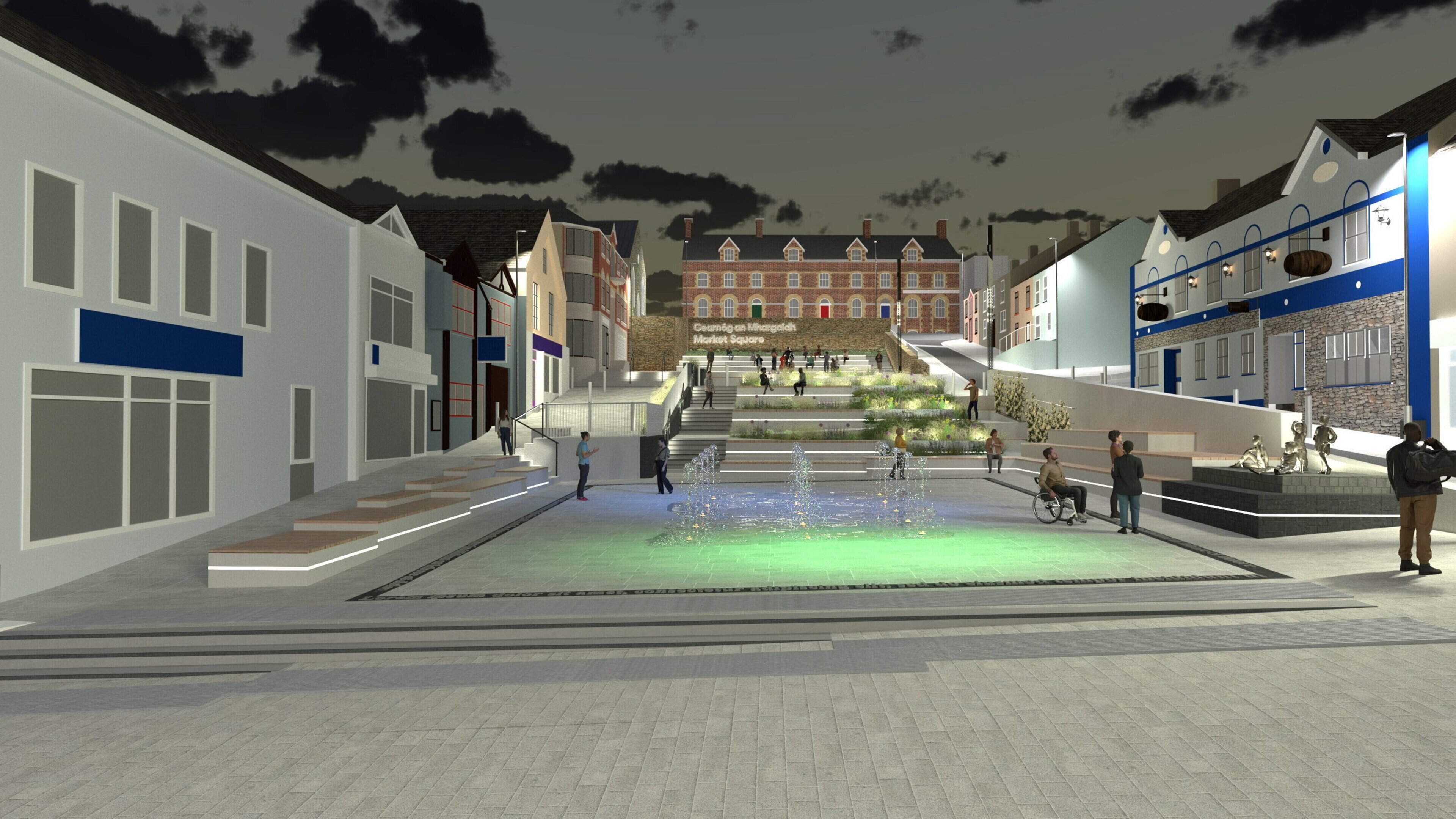 Sod turned on €3m Letterkenny Market Square projec