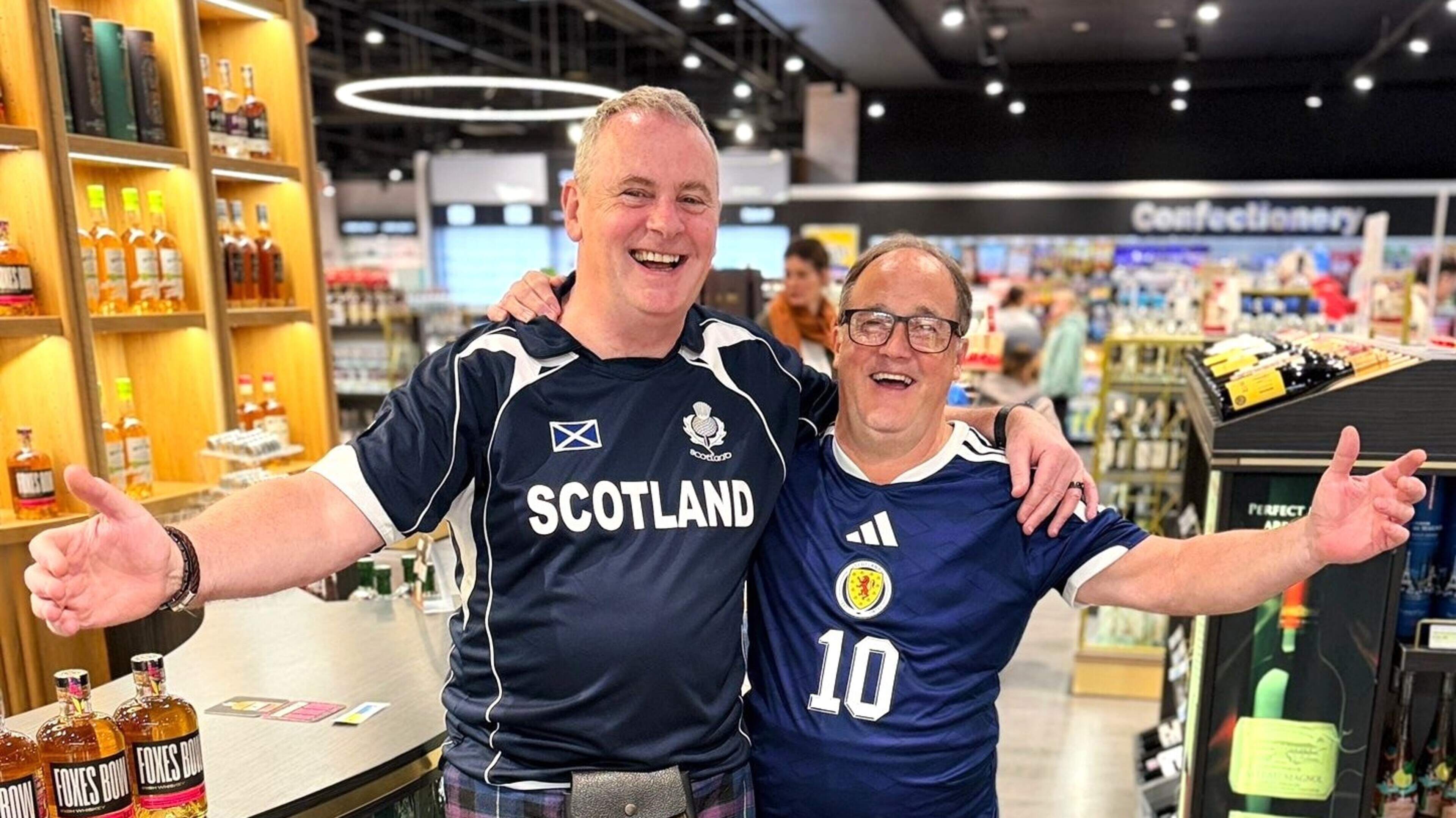 World Cup fever hits Shannon Airport as fans pass through on their travels to the USA
