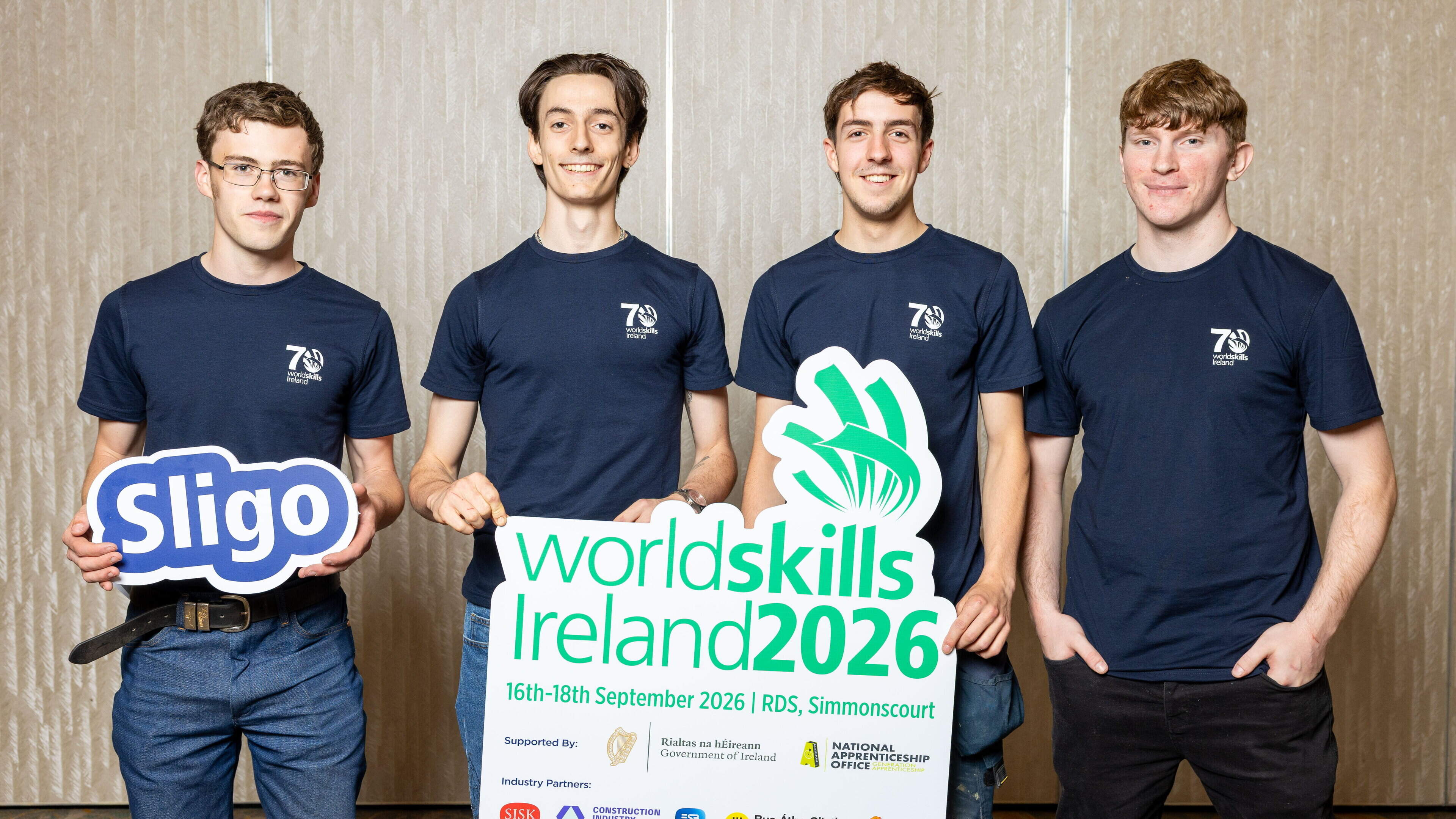 Skills take centre stage as four Co. Sligo students prepare for WorldSkills Ireland