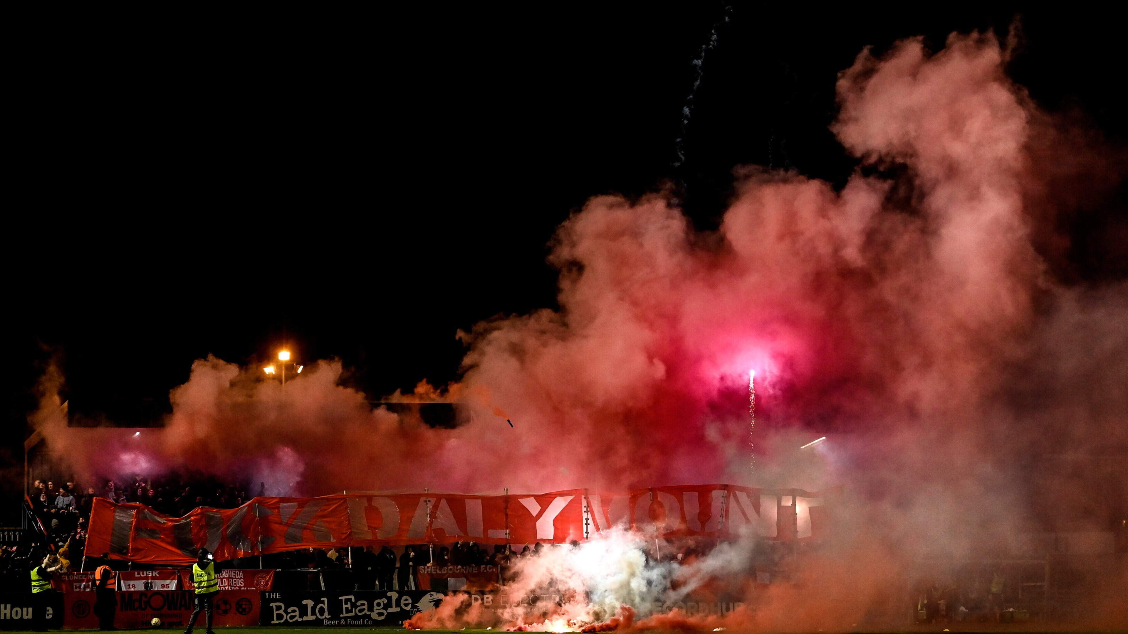 League of Ireland: Bohs v Shels delayed as objects hurled onto pitch