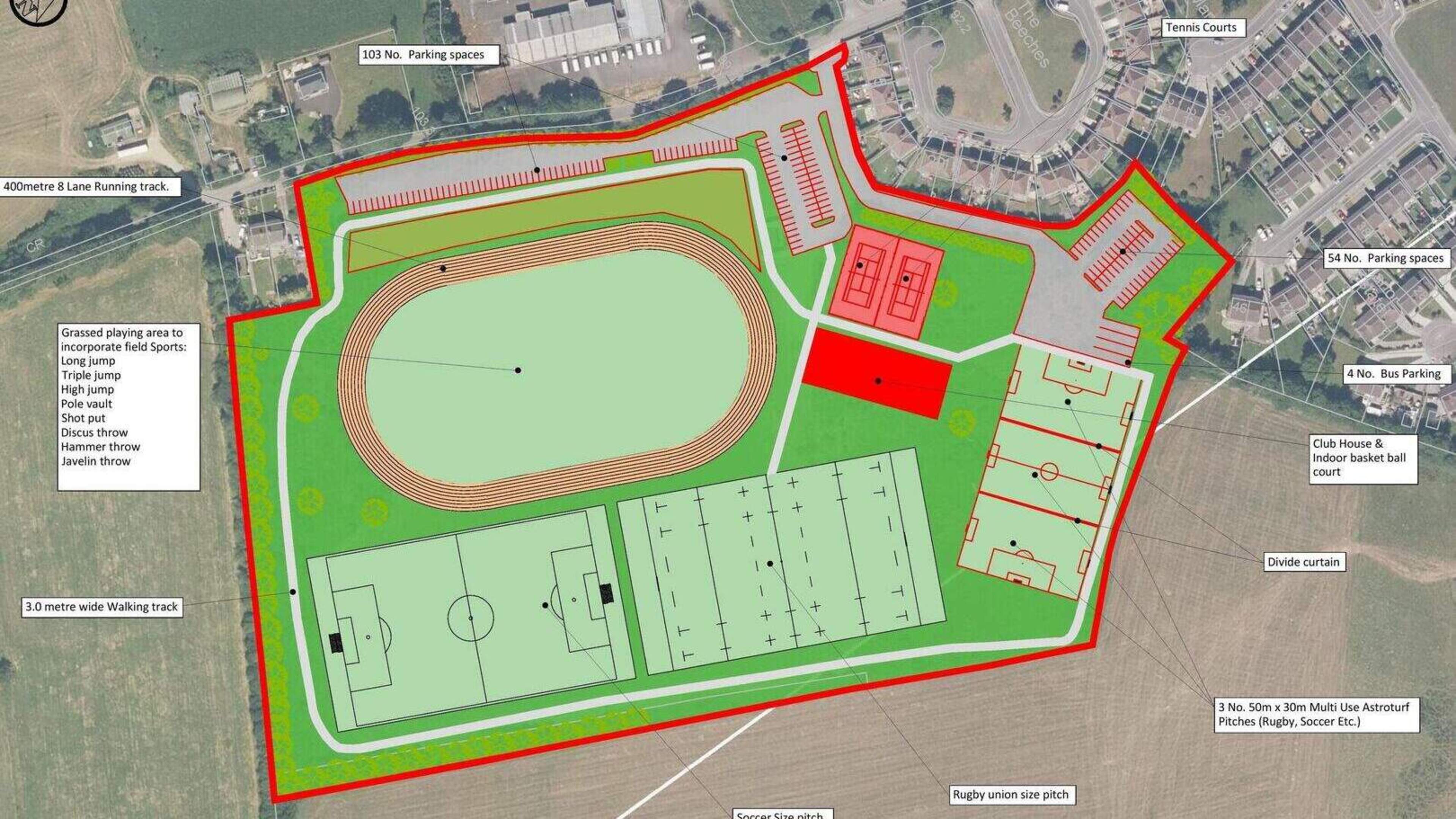 Athletics track in Cork town remains on course to be delivered