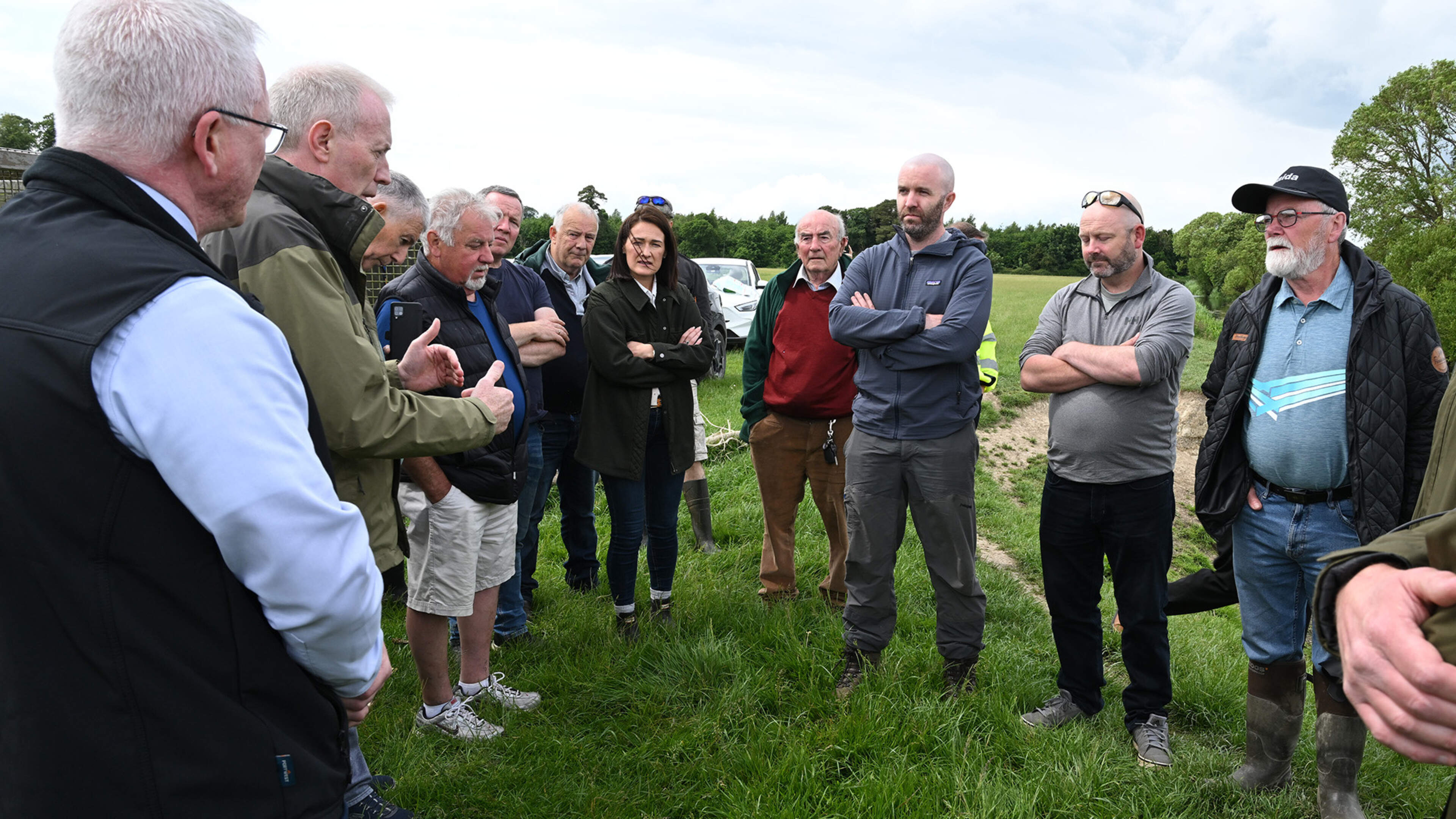 Minister Timmy Dooley says fines “not fit for purpose as he visits river where agricultural pollution killed over 20,000 fish in Louth