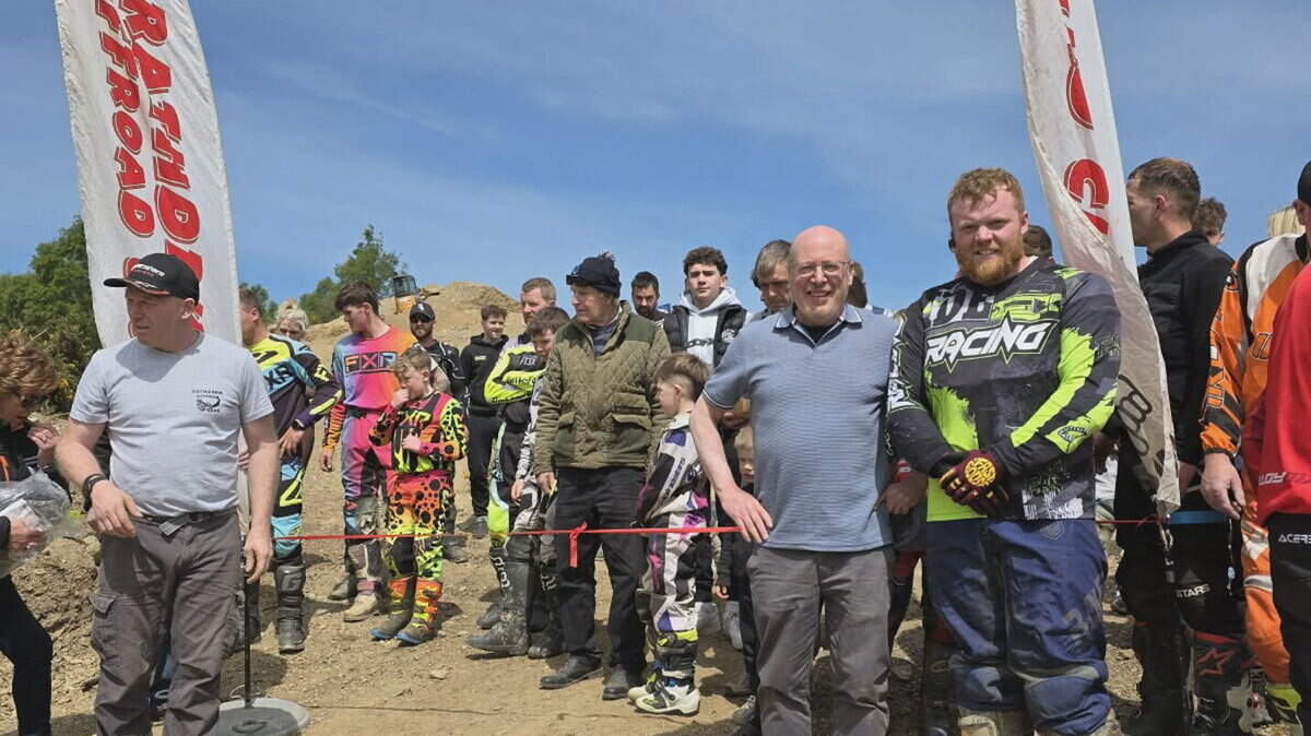 Motorcross lovers in Wexford celebrate official opening of new 1.3km track - 'It's absolutely brilliant for the area'