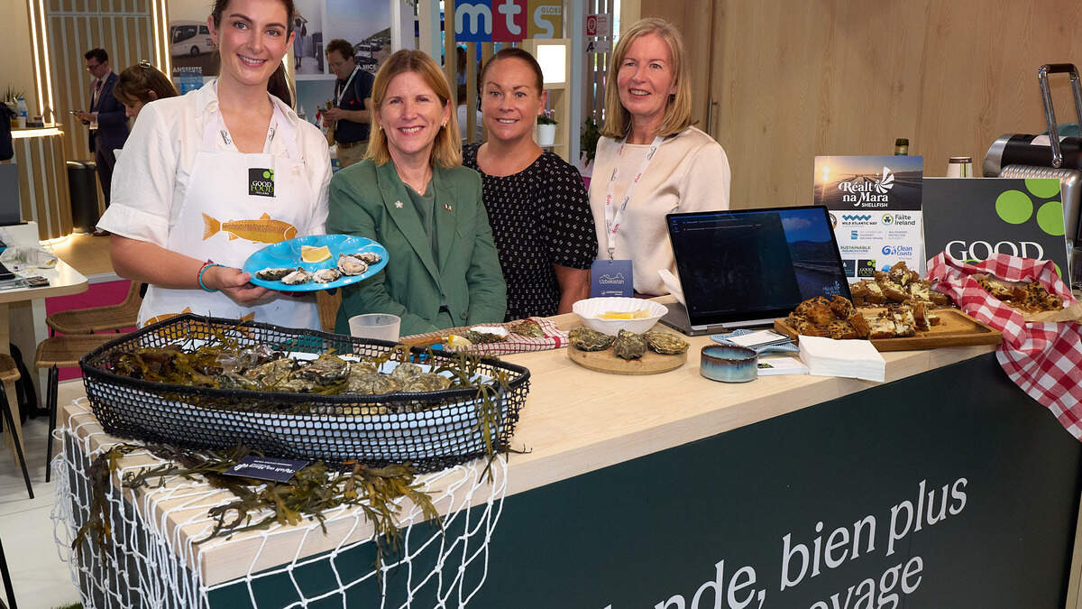Kerry business – Réalt na Mara Shellfish – joins Tourism Ireland in Paris