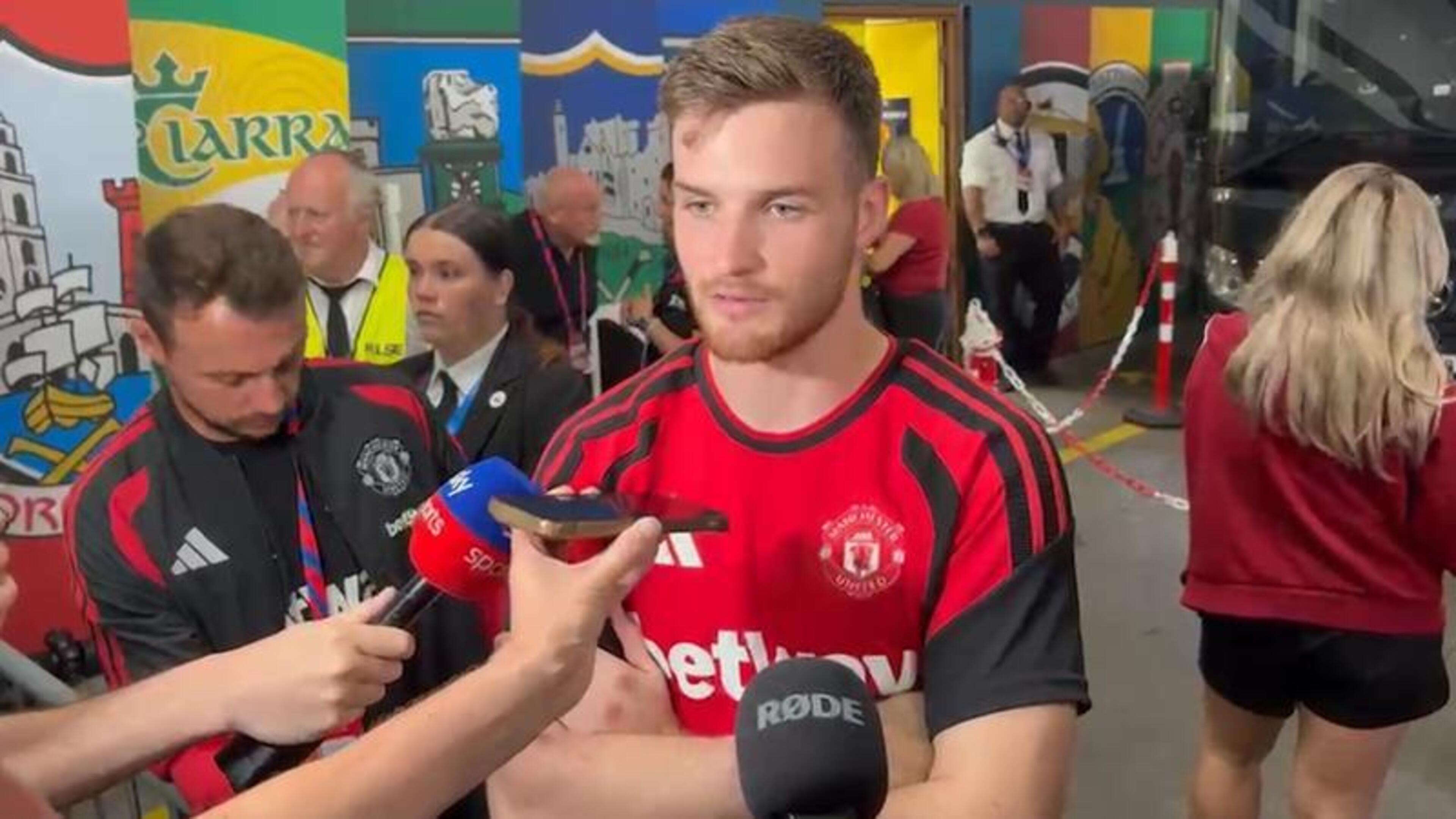 Manchester United goalkeeper Dermot Mee reveals Irish roots as he follows in footsteps of mother by playing in Croke Park