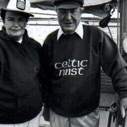 Charles Haughey and Maureen on board Celtic Mist
