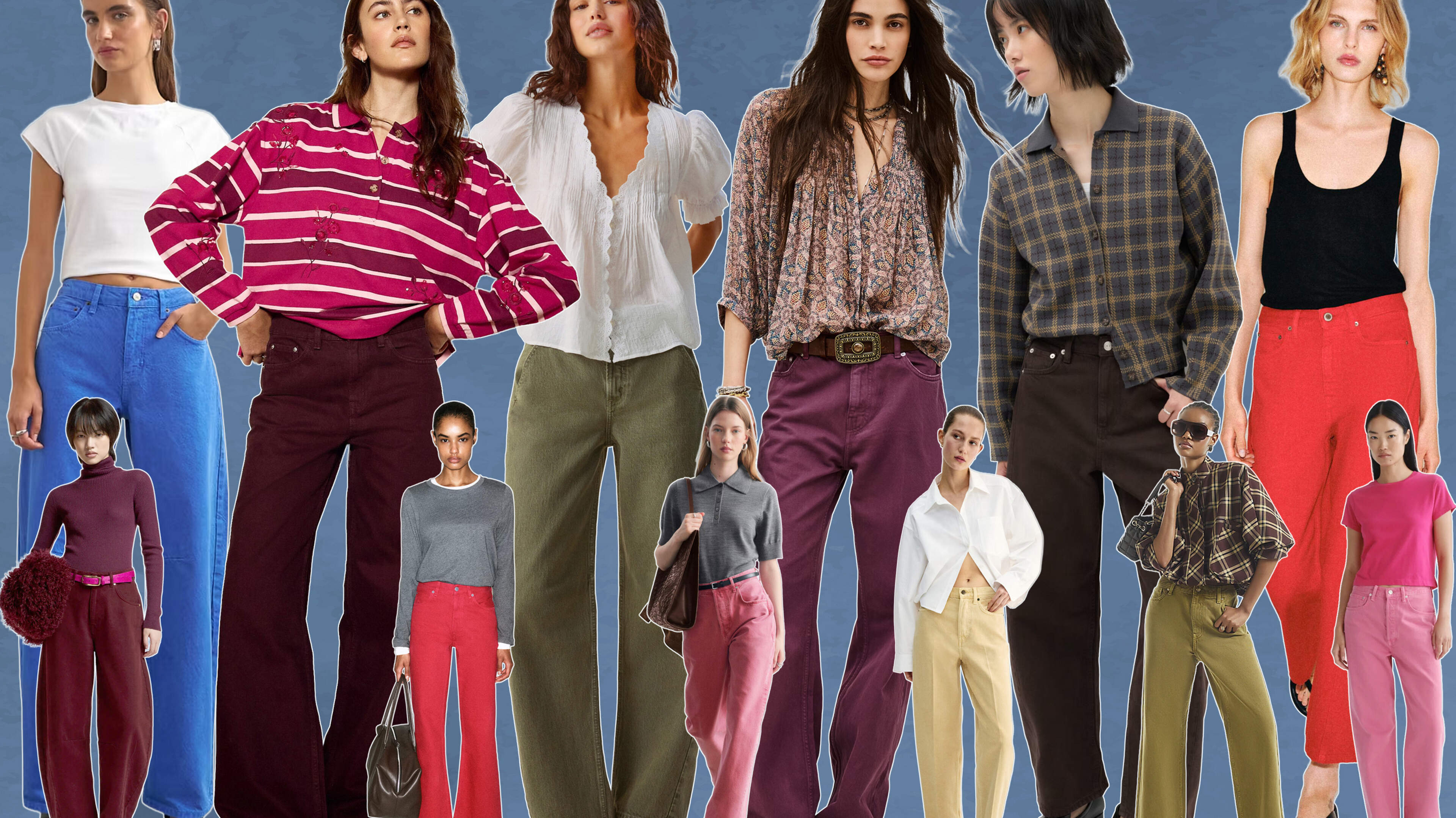Dopamine denim: Coloured jeans are replacing classic blue for autumn – here are Irish stylists’ top picks