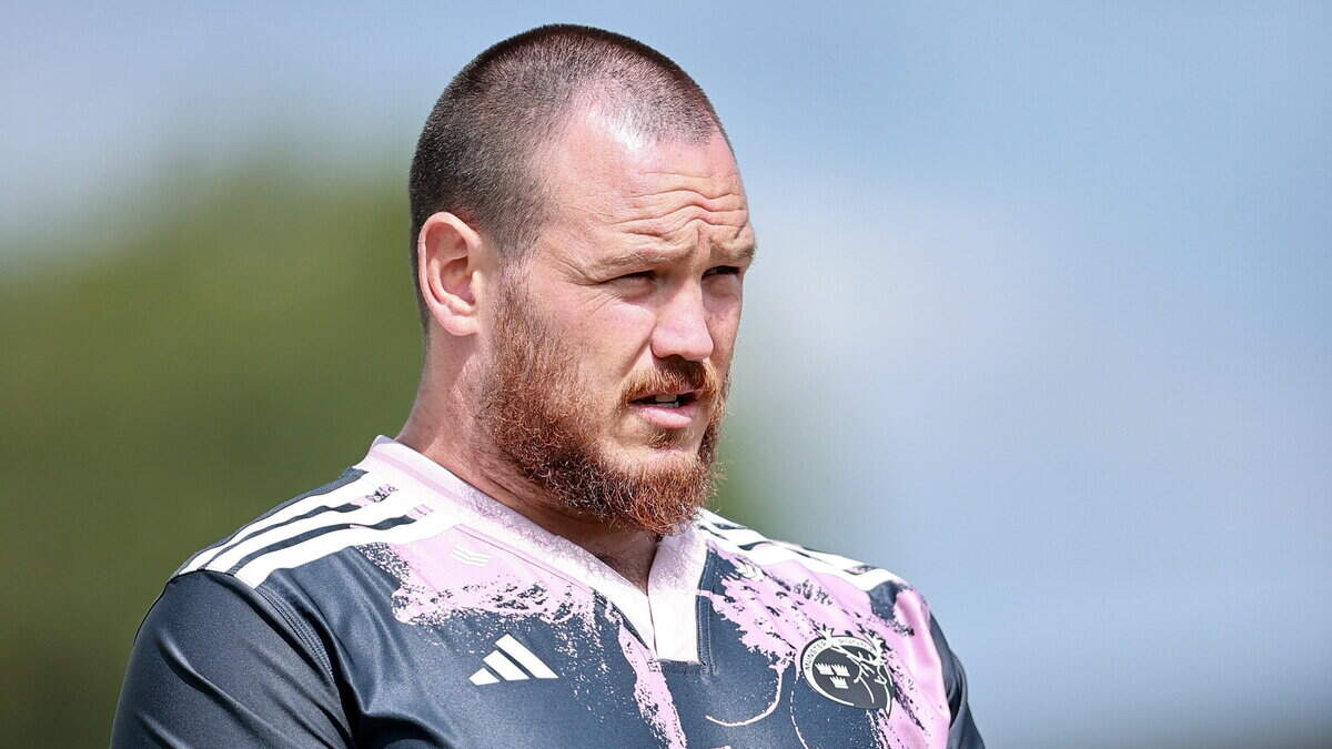 Marnus van der Merwe Returns to Full Training at Munster as Springbok Hooker Eyes URC Season Opener
