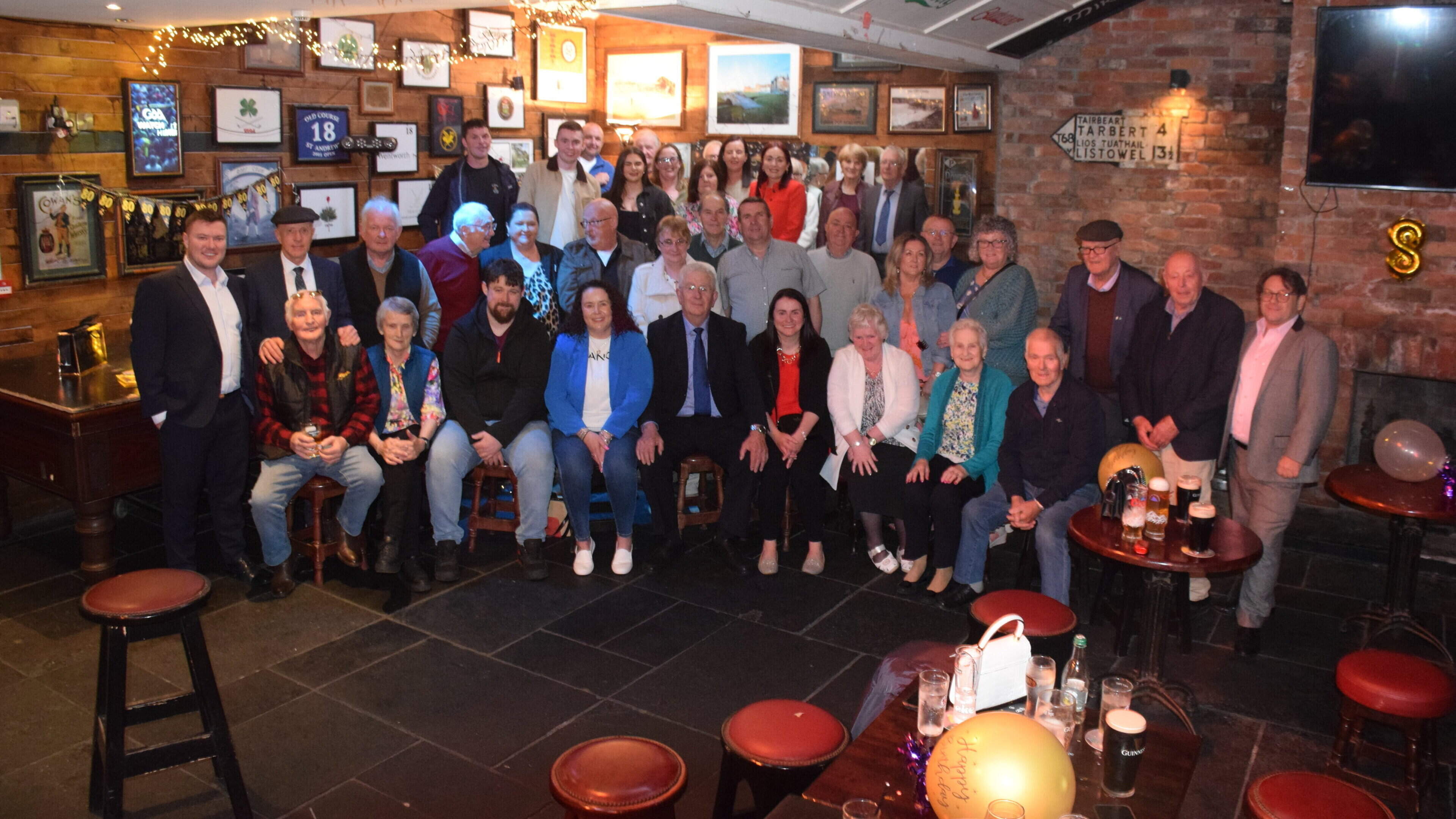 80 years young for Ballybunion's Tony as family and friends gather to celebrate 