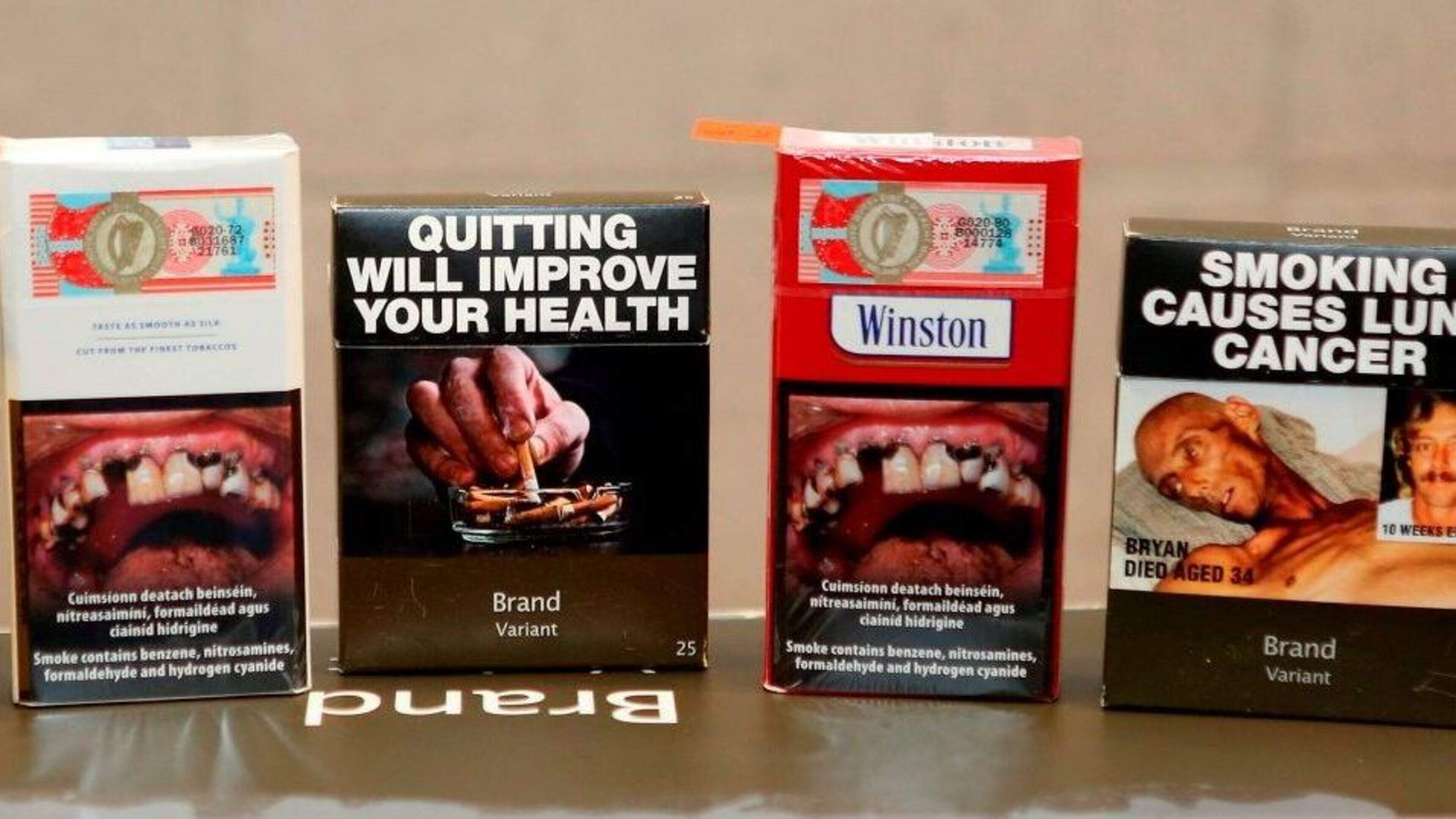 Bigger warnings for cigarette packs