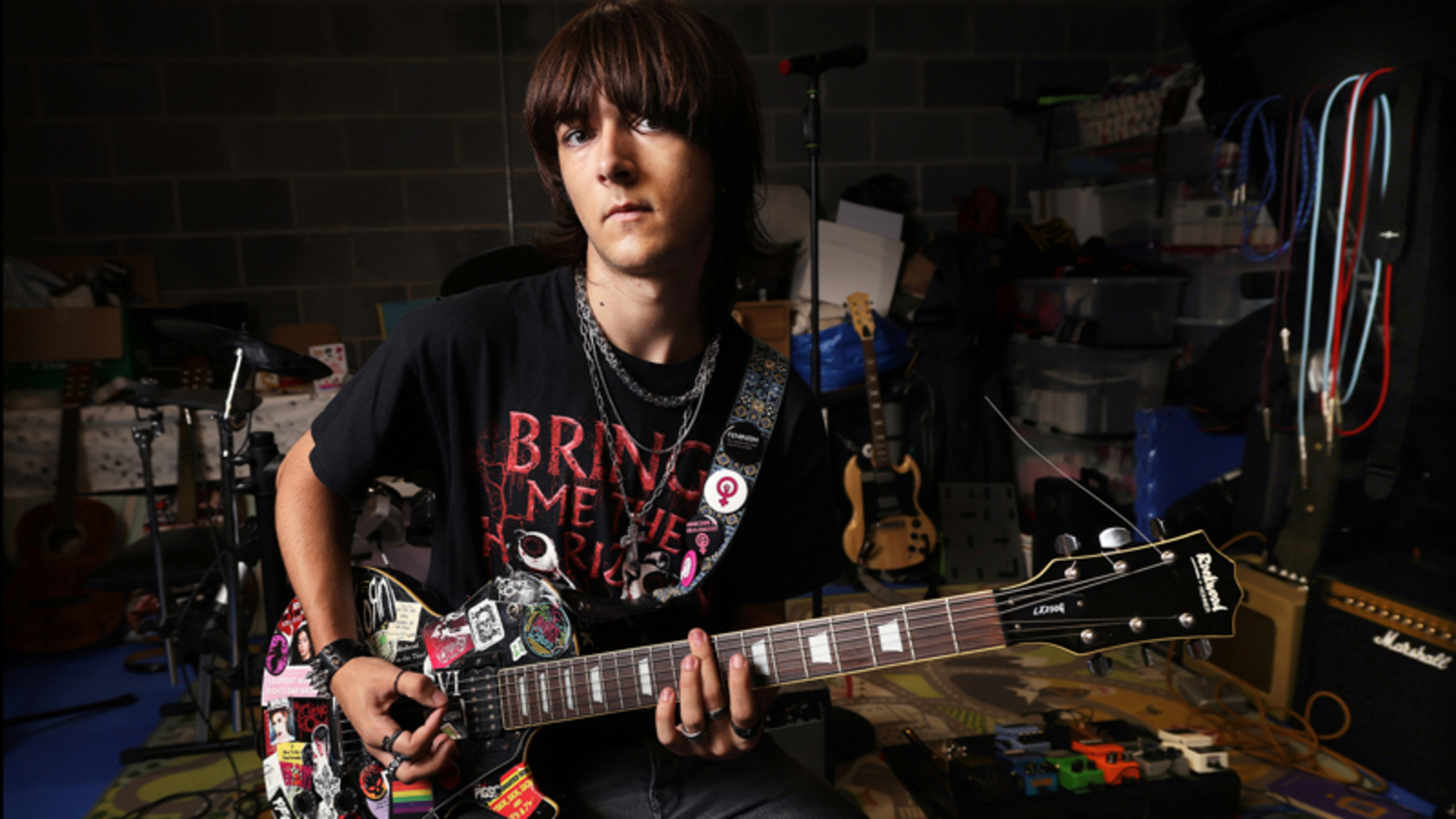 ‘My dream is the Aviva or Wembley’ – going deaf in one ear no barrier to teenage rock prodigy’s ambition