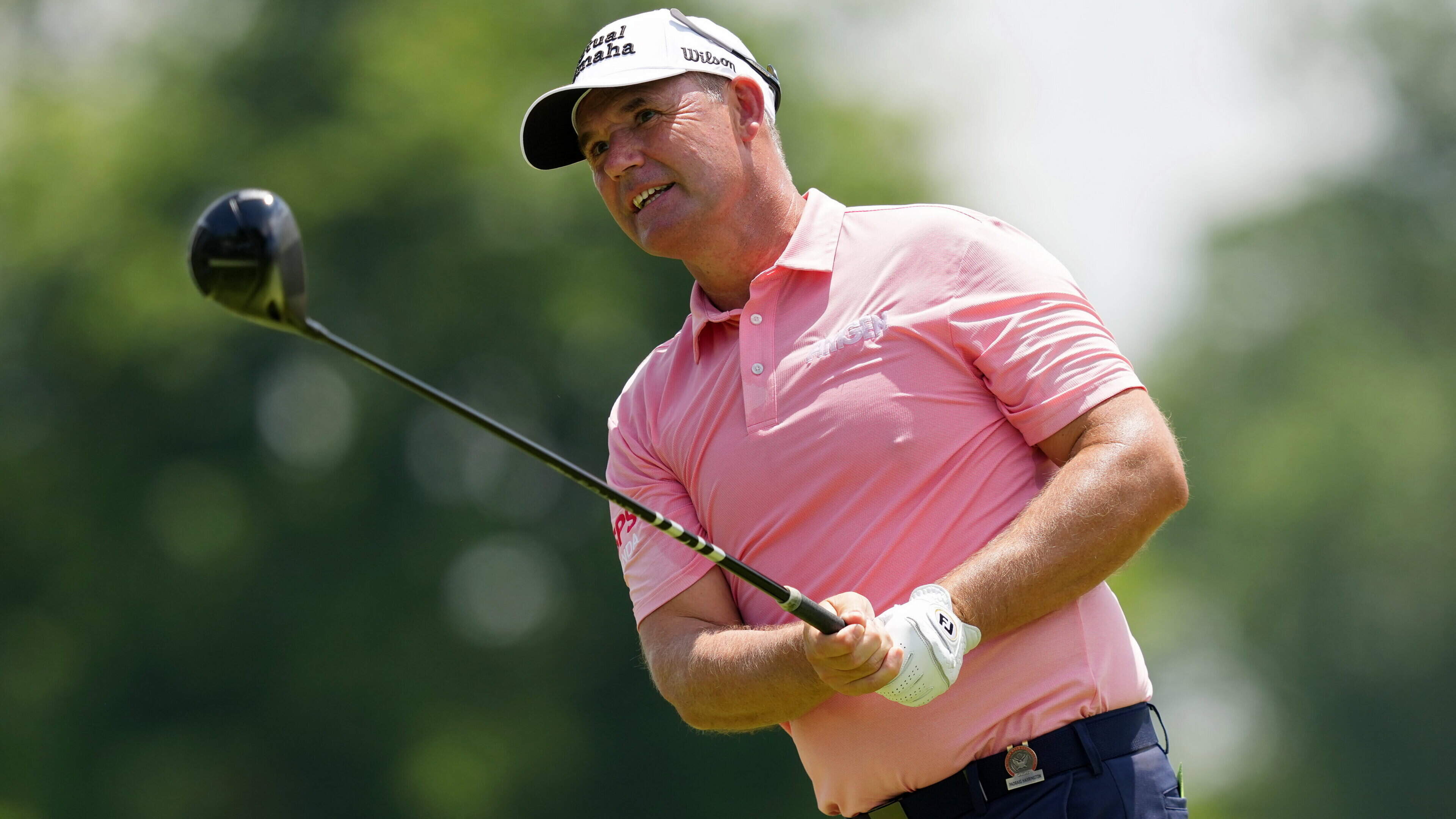 Pádraig Harrington just two adrift in US Senior Open defence