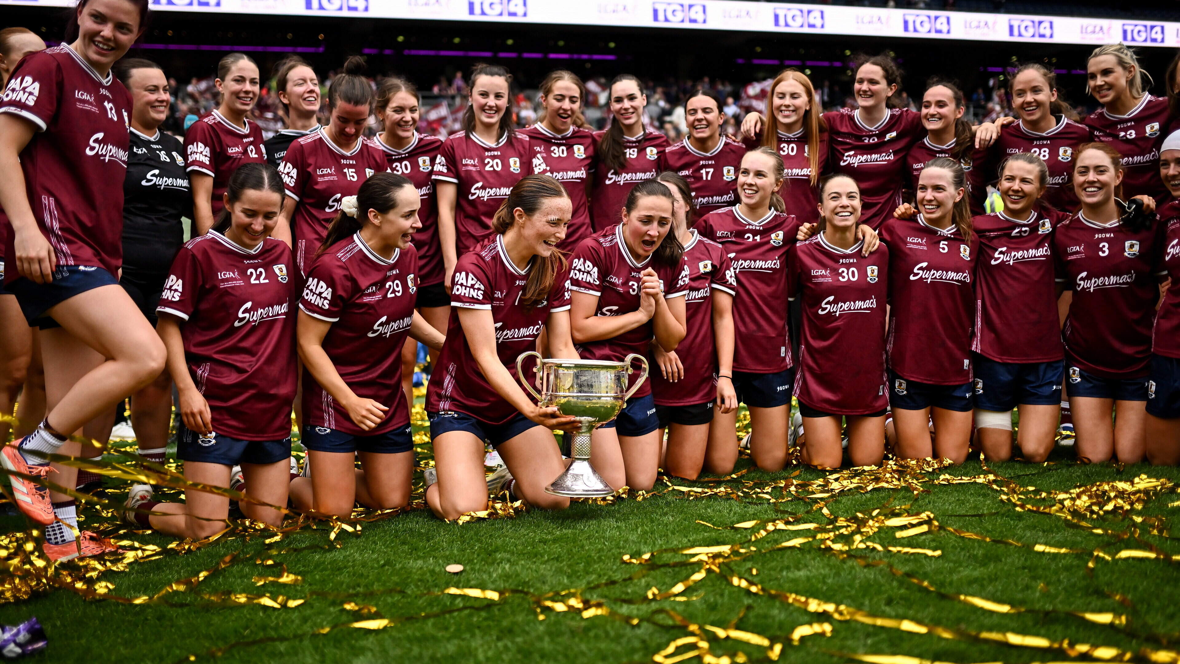 Galway seize Ladies All-Ireland title for first time in over two decades after ‘nail-biting’ encounter with Kerry