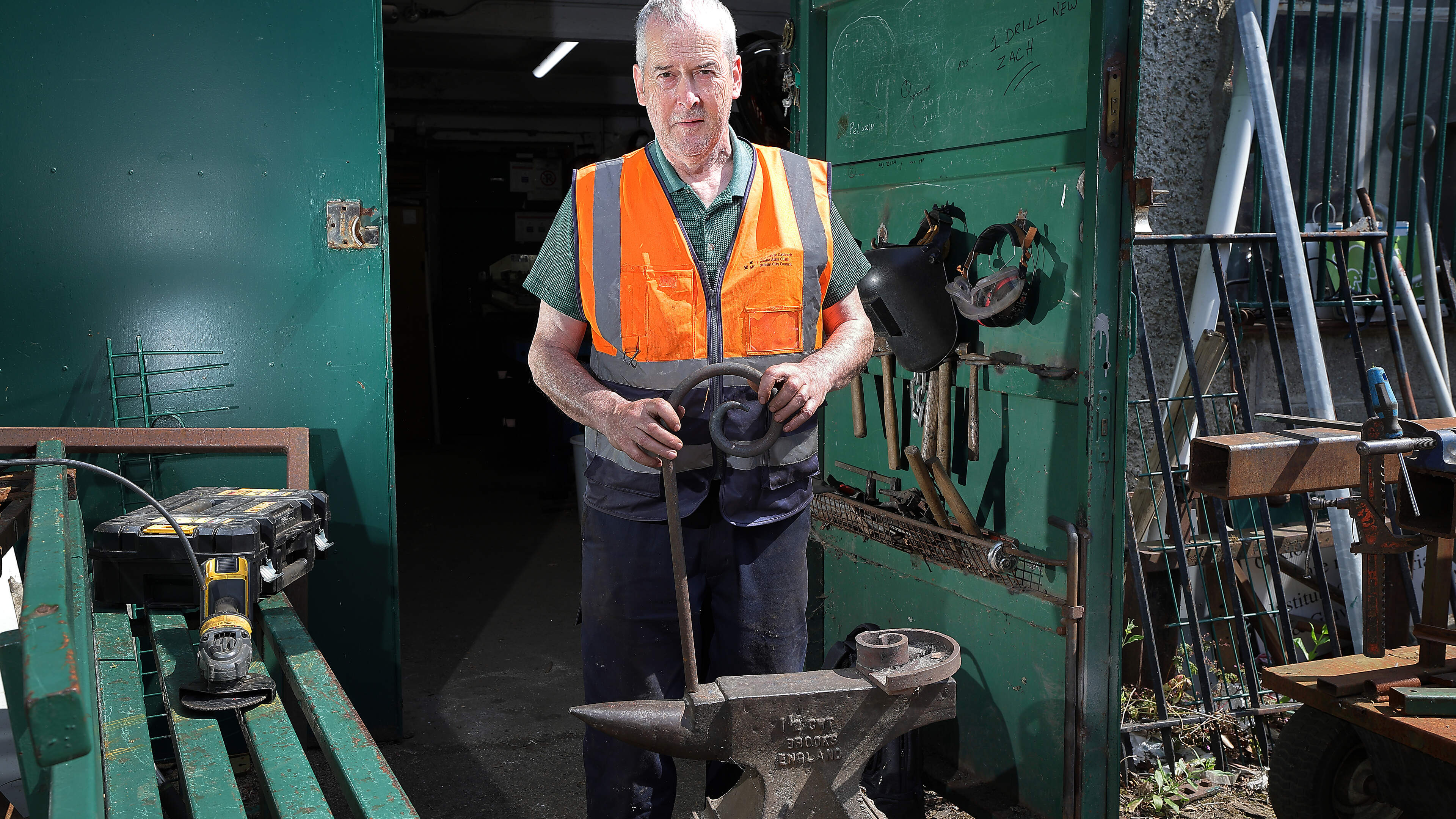 ‘When I started, I said I’d give it a week’ — the blacksmith working with Dublin City Council for 44 years