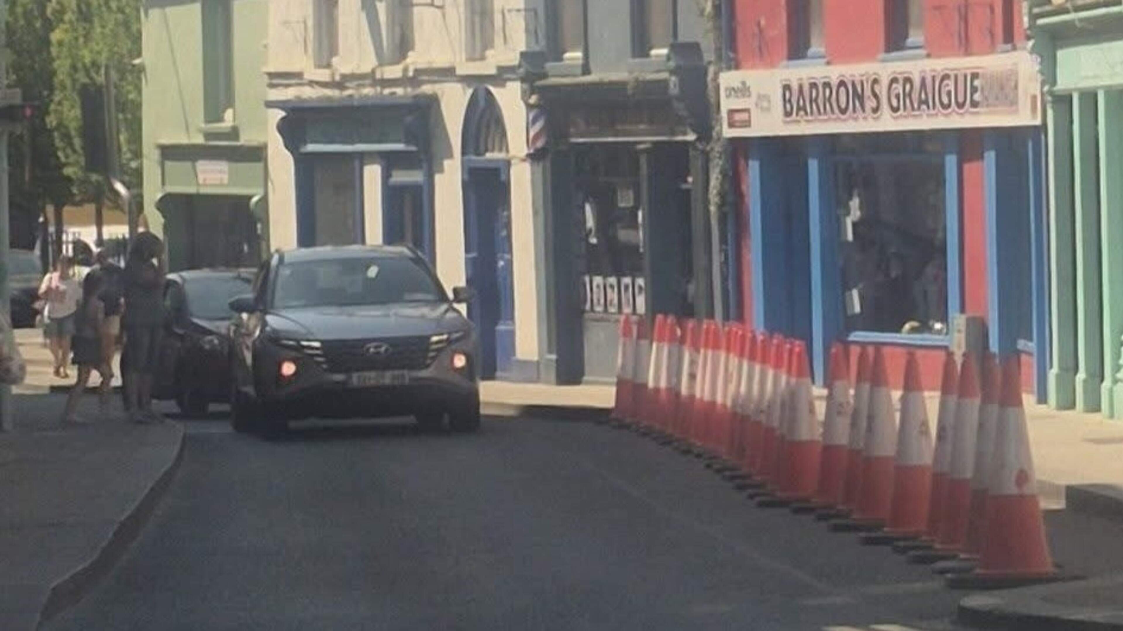 Pedestrian safety at risk as heavy vehicles forced onto footpaths in Kilkenny town amid bridge closure