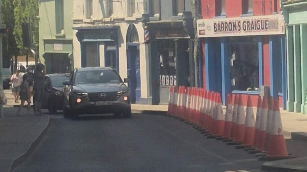 Pedestrian safety at risk as heavy vehicles forced onto footpaths in Kilkenny town amid bridge closure