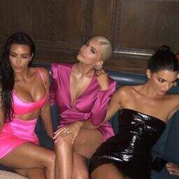 kim k pink dress kylie birthday COPINE MINI DRESS main image 0