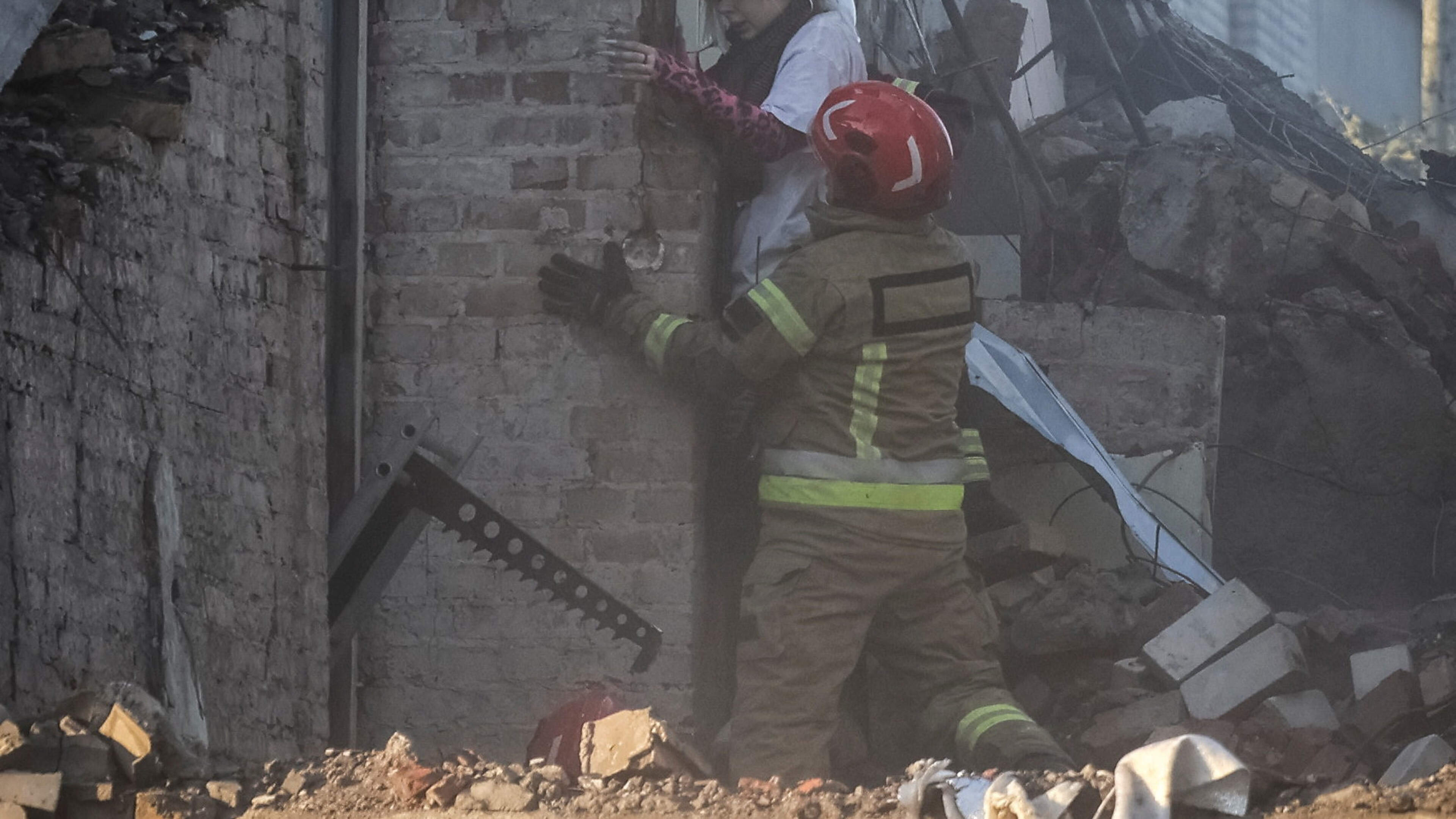 ‘A dark night’ – Russian strikes on Ukraine kill 13 as Poland scrambles fighter jets