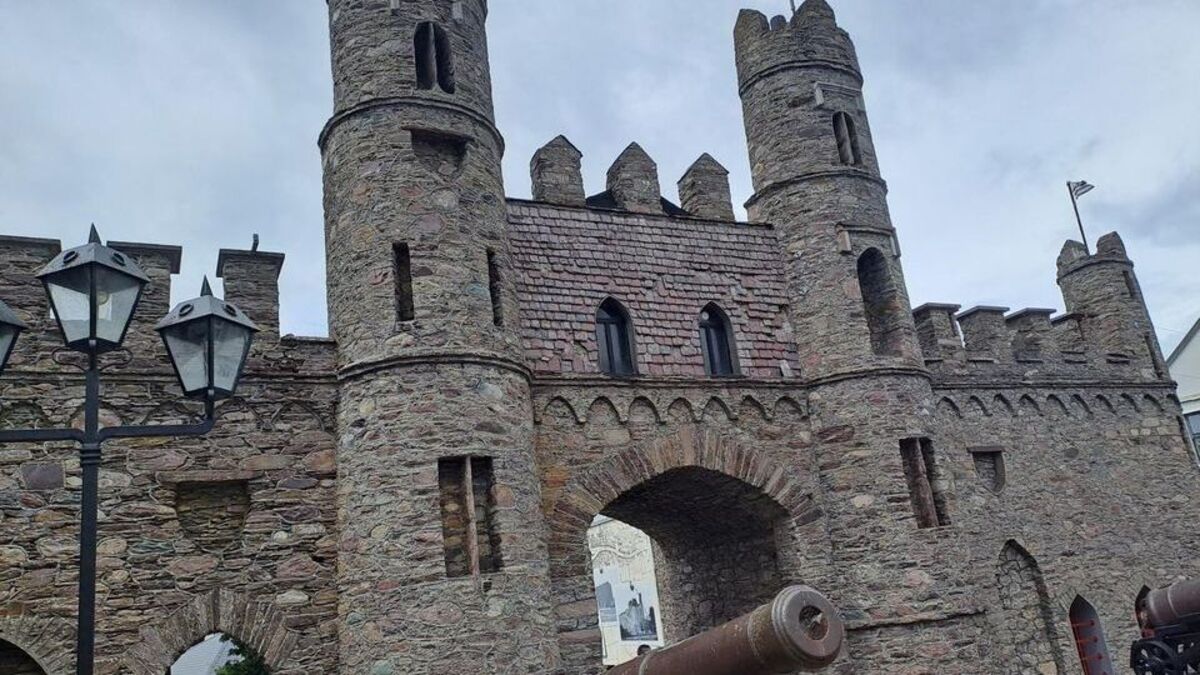 Discovery of young man's body near grounds of castle is being treated as suspicious