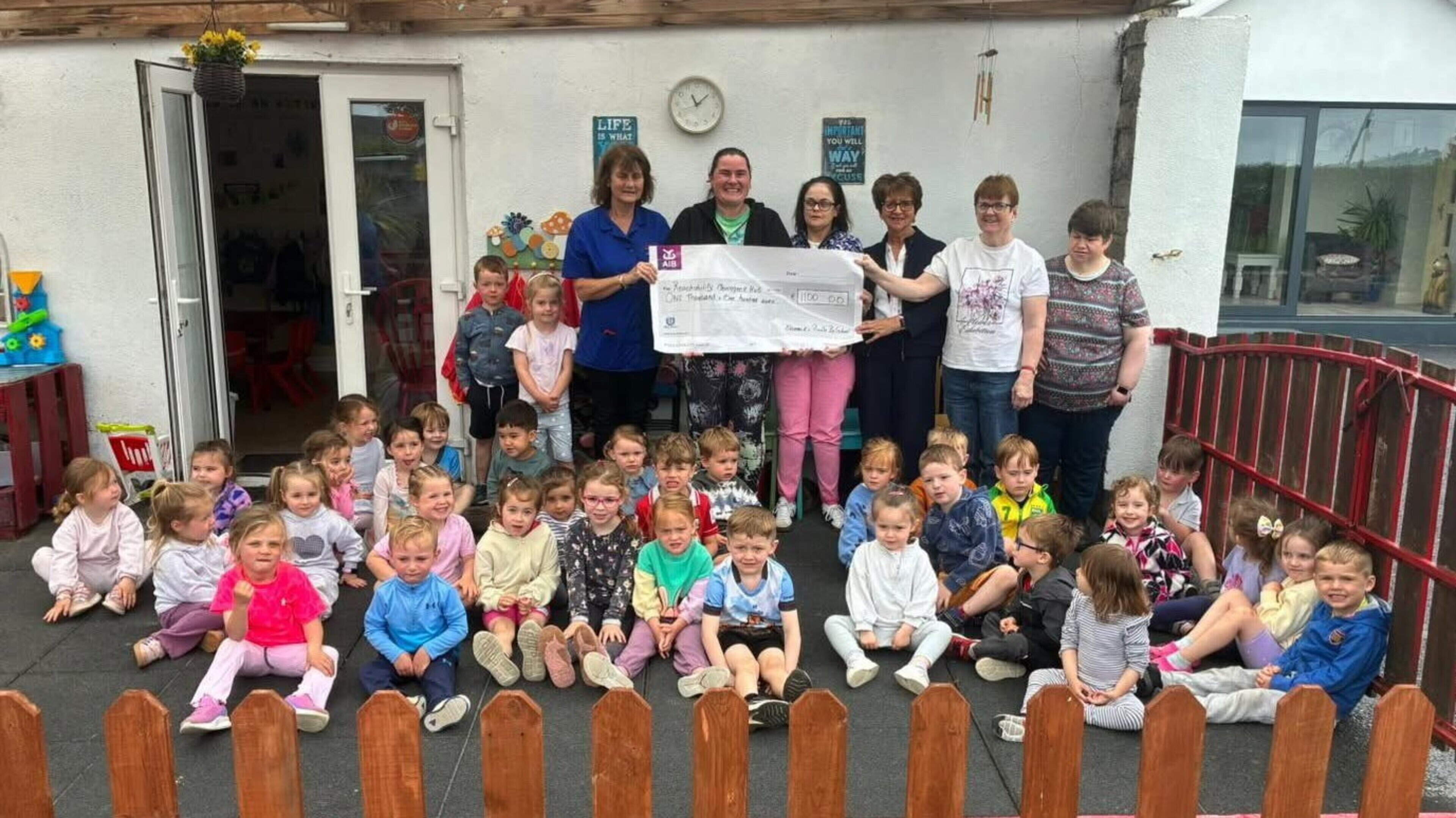 Wexford preschool raises €1,100 to support new disability hub