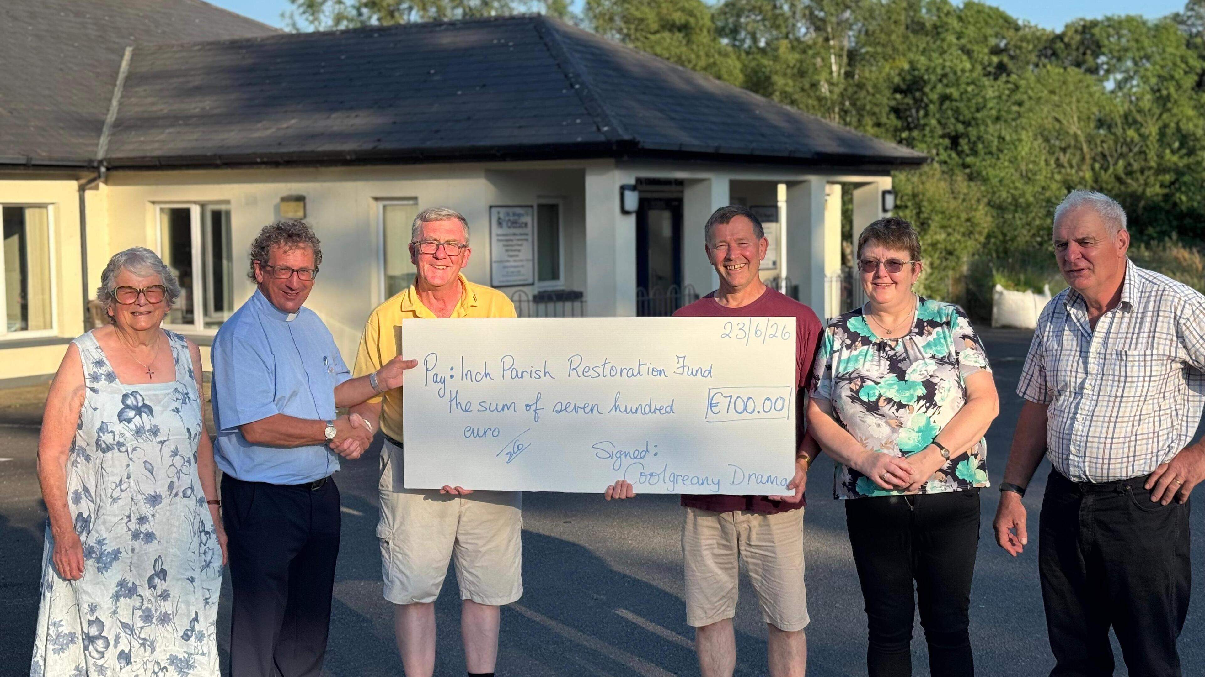 Wexford drama group gives back to the community after raising €700 for parish restoration fund