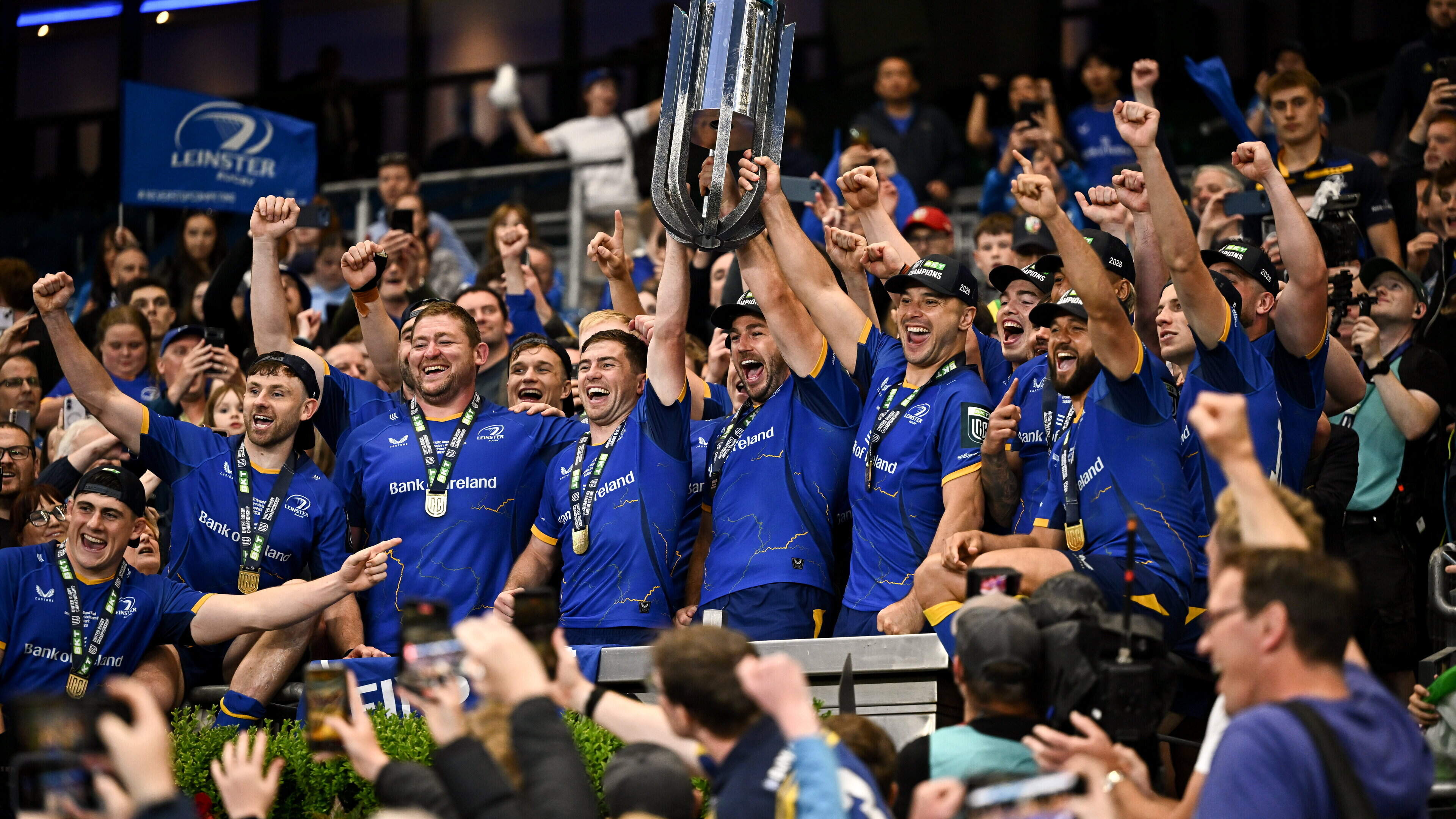 ‘The goal was to win two trophies’ – Josh van der Flier  takes comfort as Leinster bounces back from Bilbao loss to claim URC