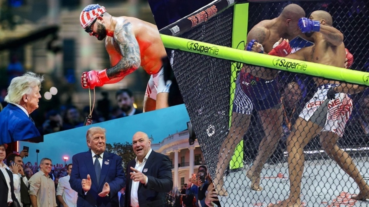 Watching the UFC cage fight at the White House on Sunday night, I had to ask, ‘What's going on? Am I having a bad fever dream?'