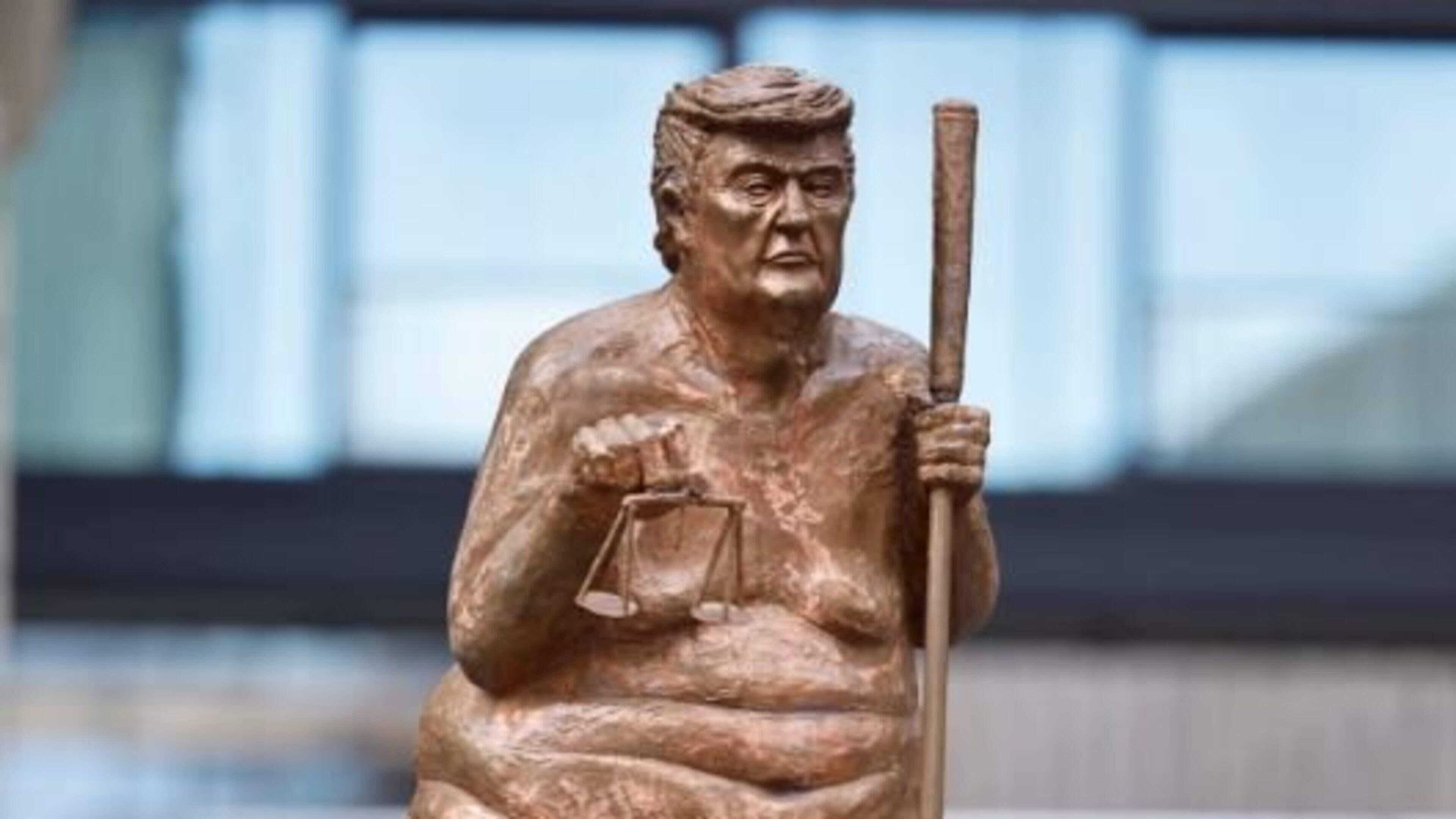 Statue of Donald Trump named ‘Orange Plague’ unveiled at European Parliament