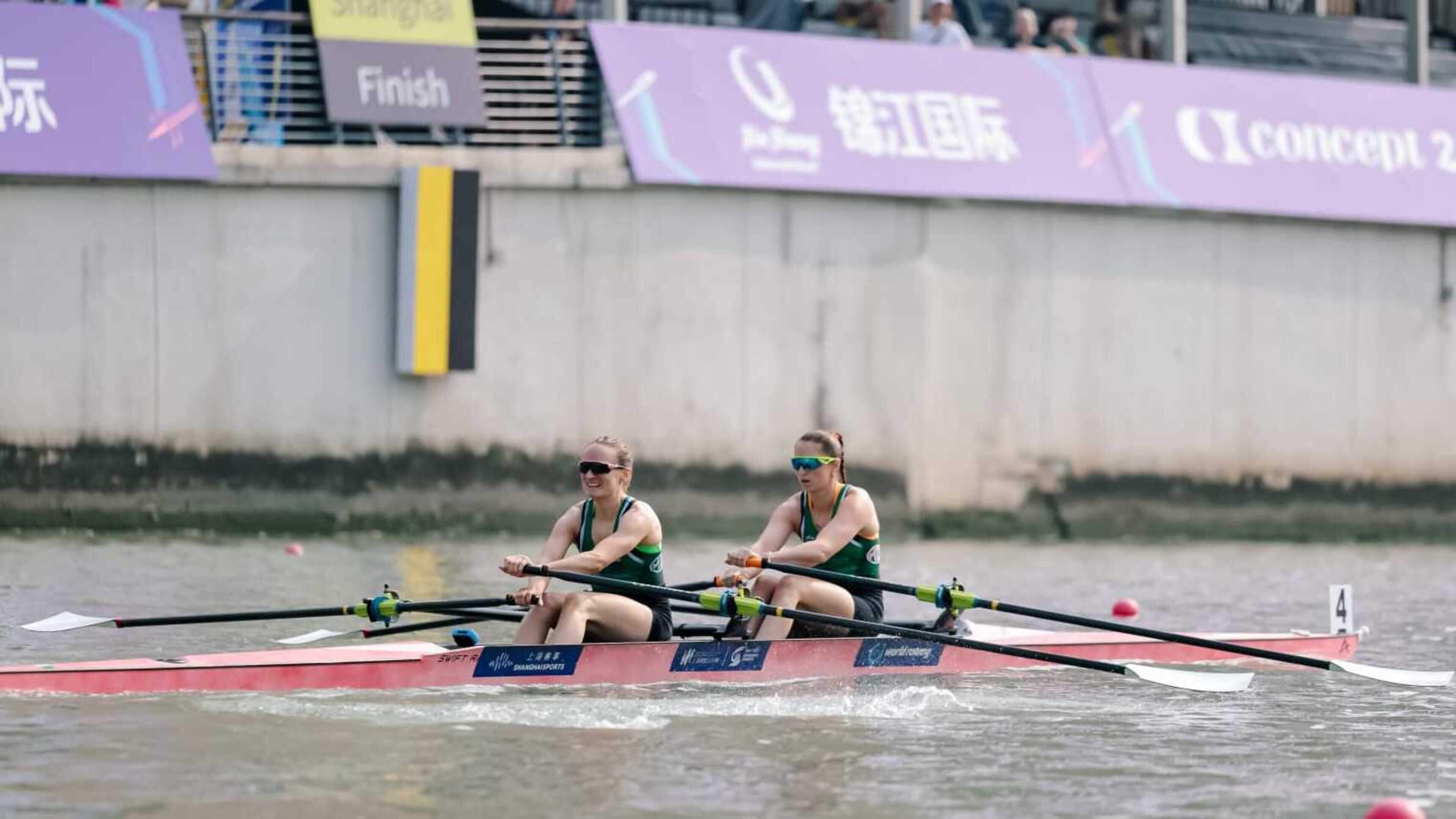 ‘We’re happy girls’ — Ireland's Mags Cremen and Zoe Hyde take gold at the inaugural World Rowing Shanghai Sprints