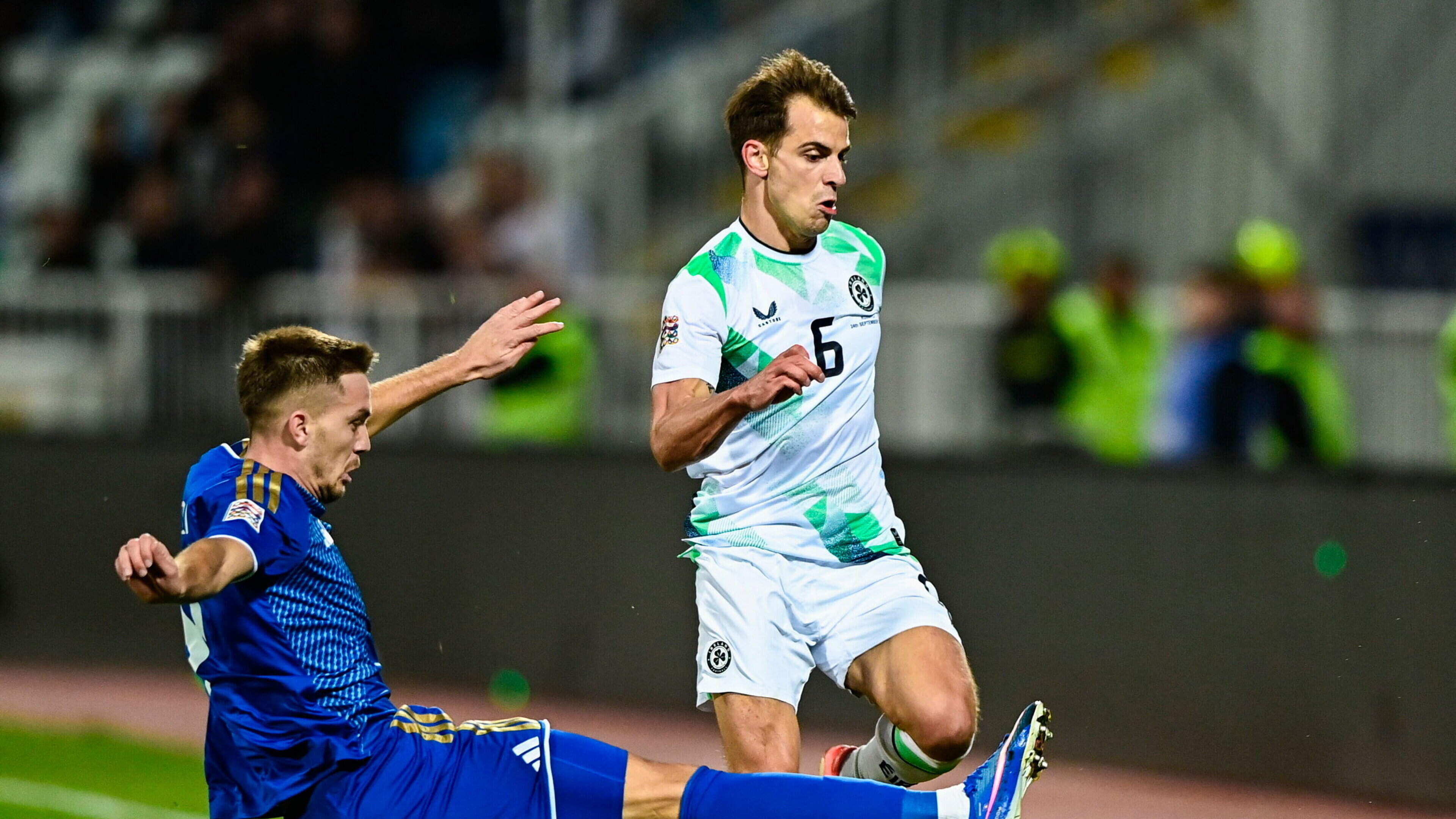 Kosovo v Ireland: Boys in Green on the back foot but all square at half-time