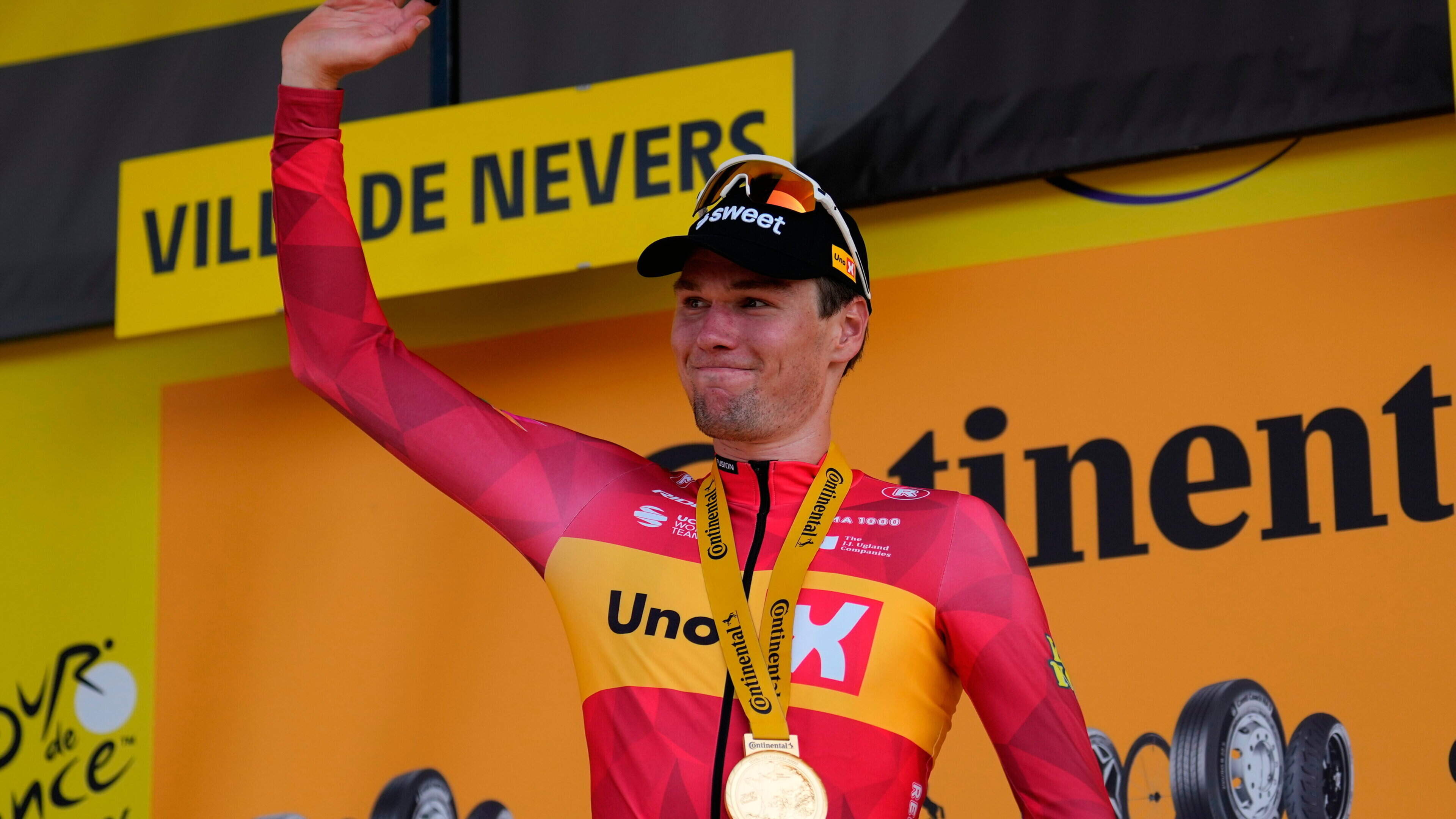 Soren Waerenskjold wins fastest-ever Tour de France stage as peloton averages 50.9km per hour 