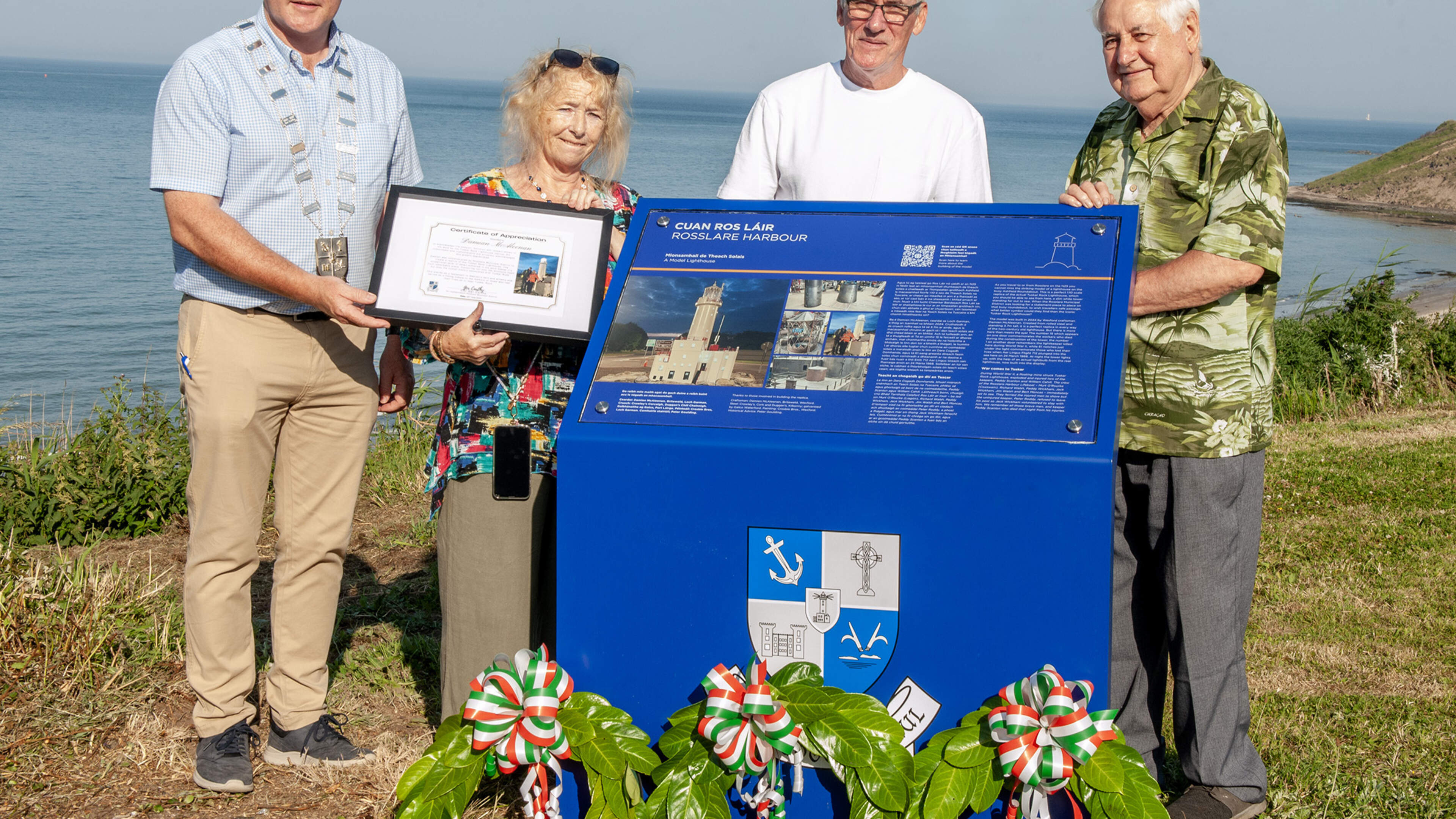‘Extraordinary’ work of Wexford craftsman recognised as tributes paid to those who lost their lives at Tuskar Rock