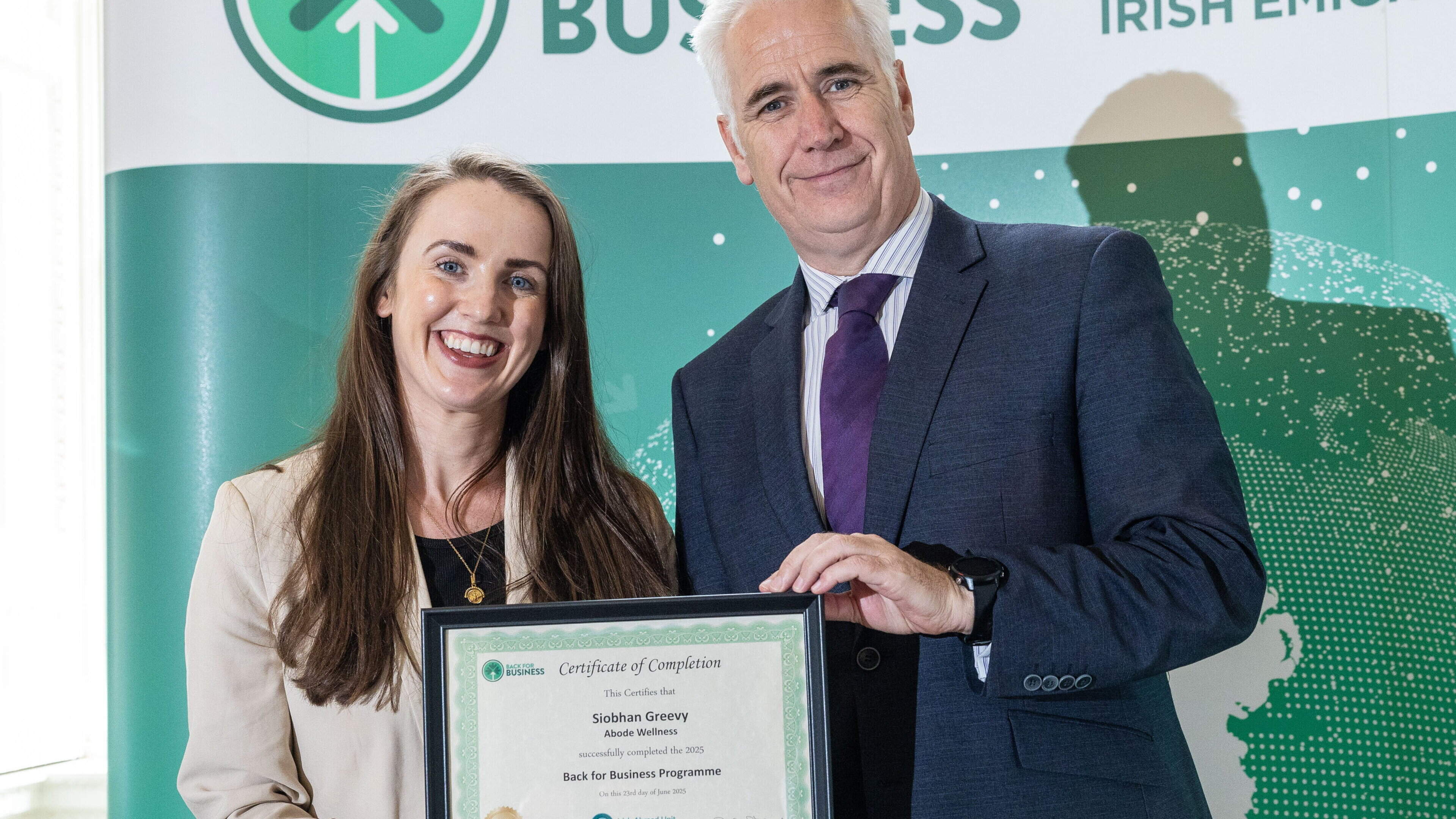 Roscommon native Siobhan Greevy brings Abode Wellness story to World GAA Connects Forum in Waterford 