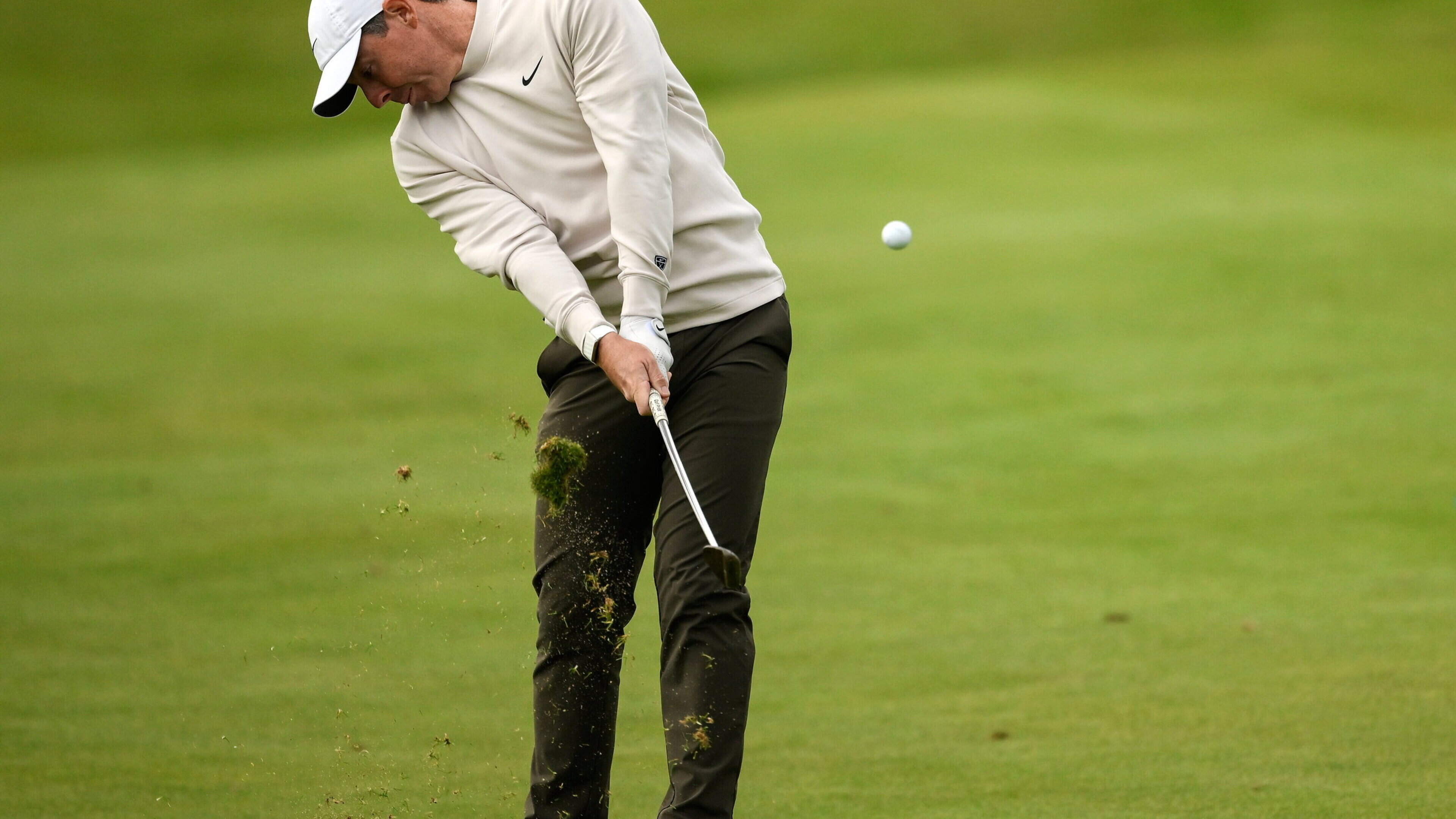 Irish Open Day One: Rory McIlroy and Shane Lowry out on course at Doonbeg