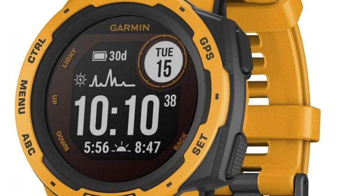 Garmin Instinct Solar Gps Instinct Dual Power Sunburst Garmin 