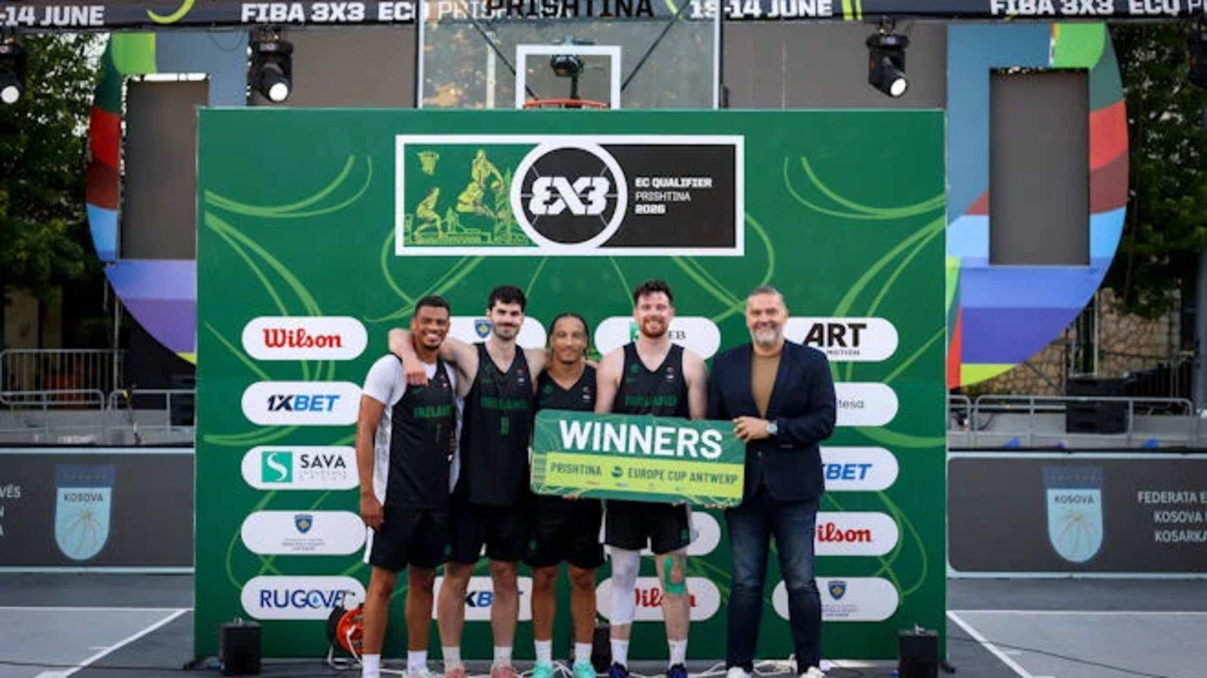 Ireland men qualify for 3x3 Europe Cup for second successive year