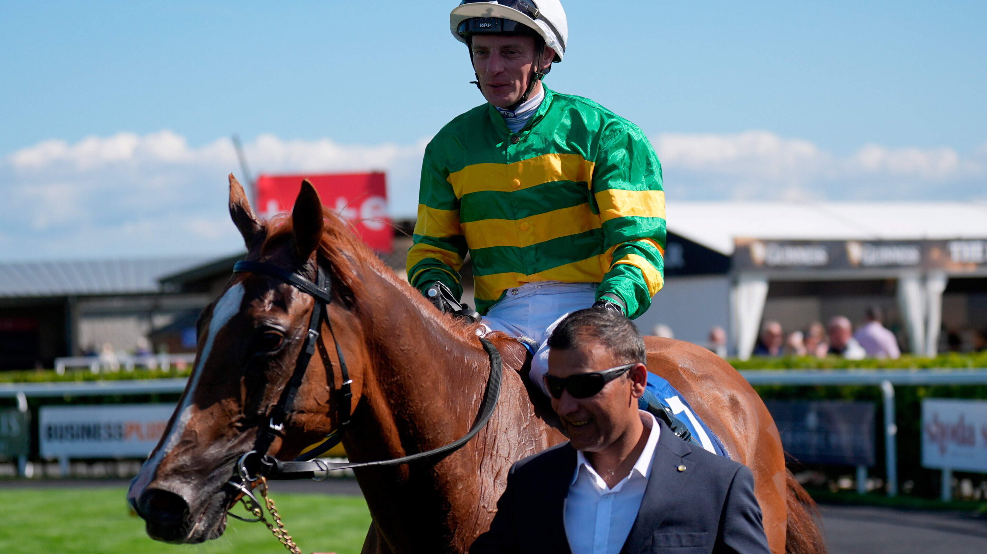 Joseph O’Brien maintains red-hot streak with Curragh treble as Declan McDonagh steers Trustyourinstinct to feature prize