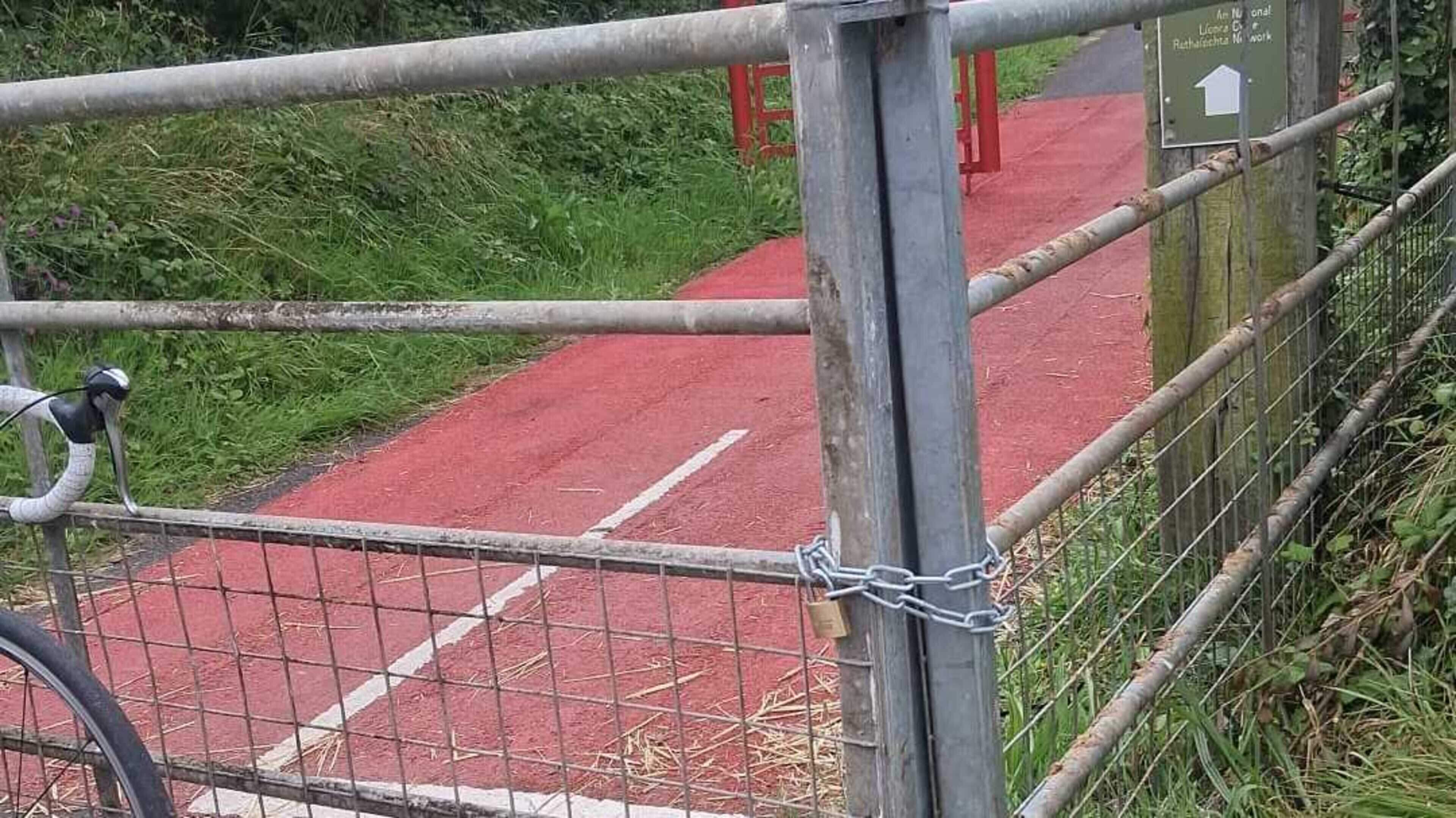 Farmer closes off Mayo greenway, forcing cyclists and walkers onto busy road