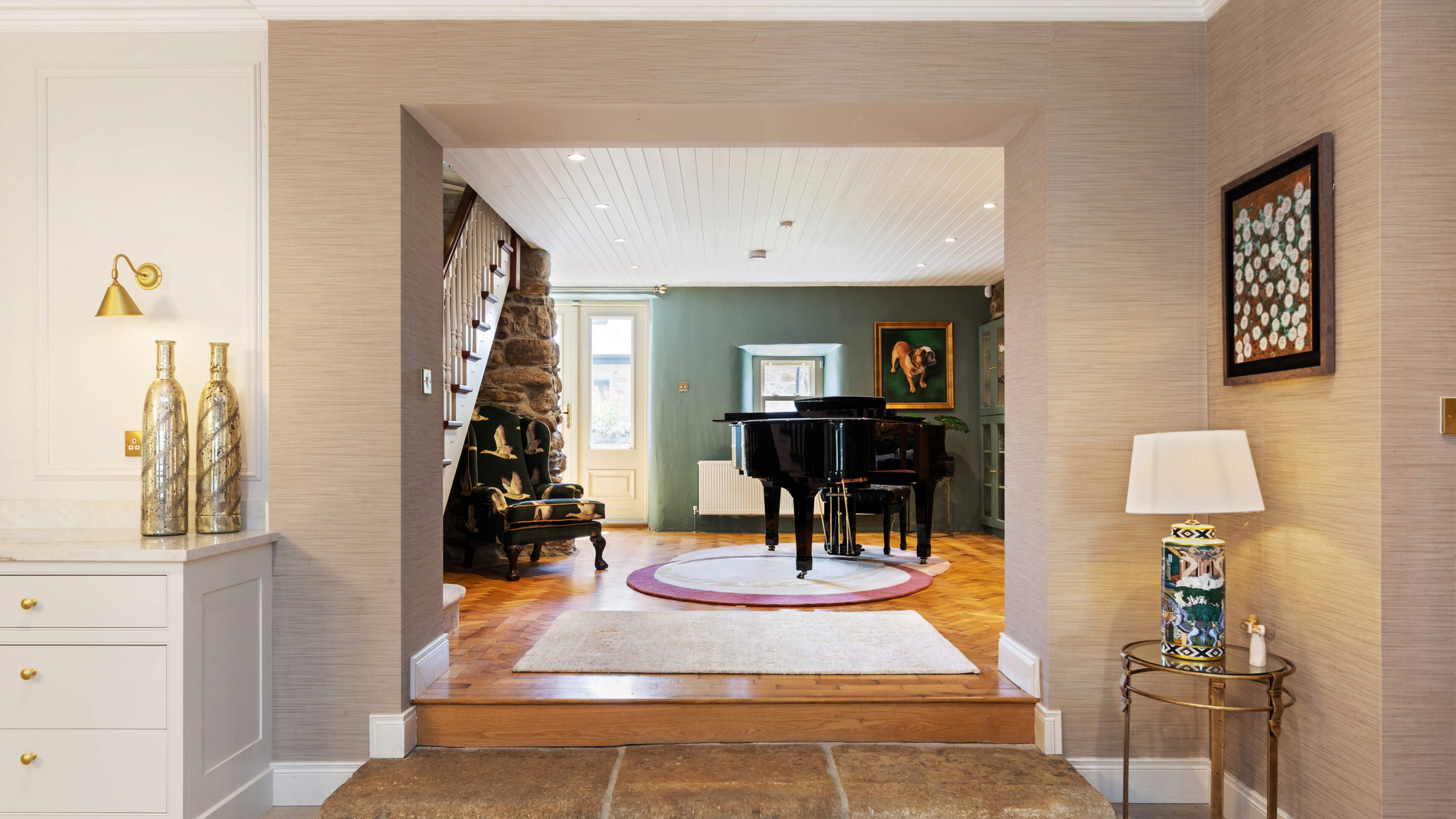 Traditional and ranch styles combined for modern living in horse-friendly Wicklow home
