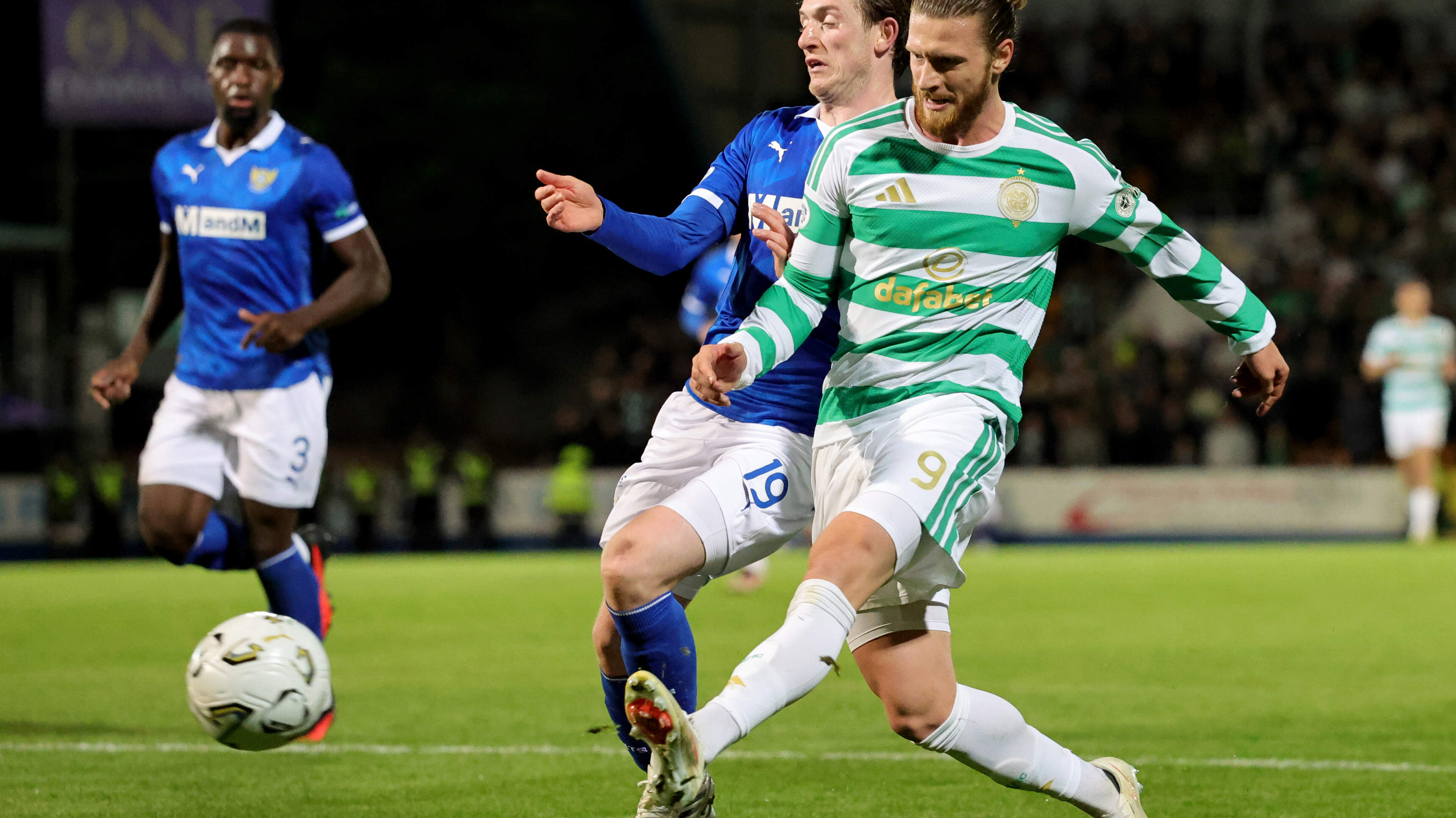 Mika Baur scores his first goal for Celtic as Martin O’Neill’s men dig deep to edge past St Johnstone