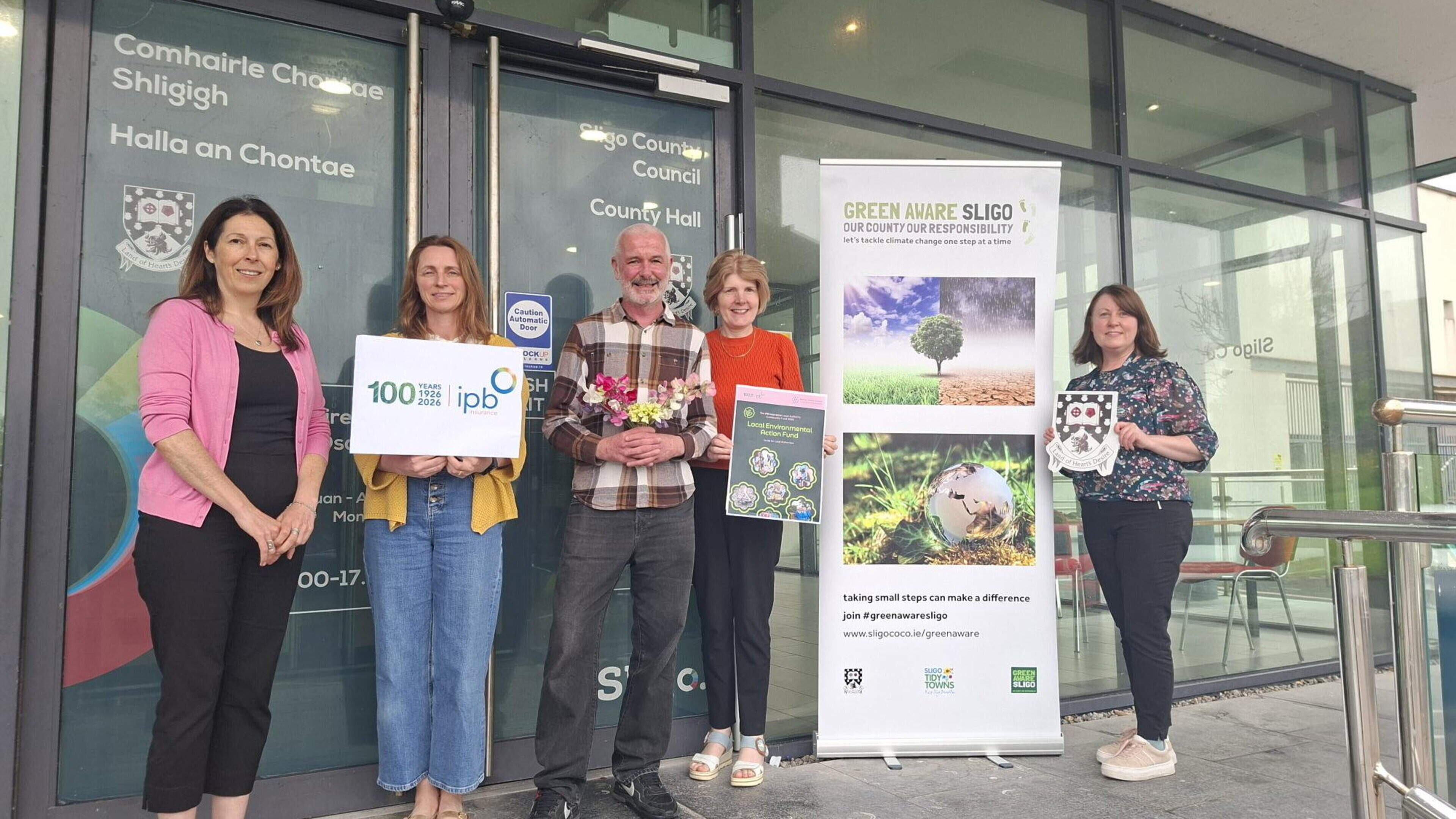 Sligo County Council and IPB Insurance unveil €100k funding boost for local Tidy Towns and residents’ groups