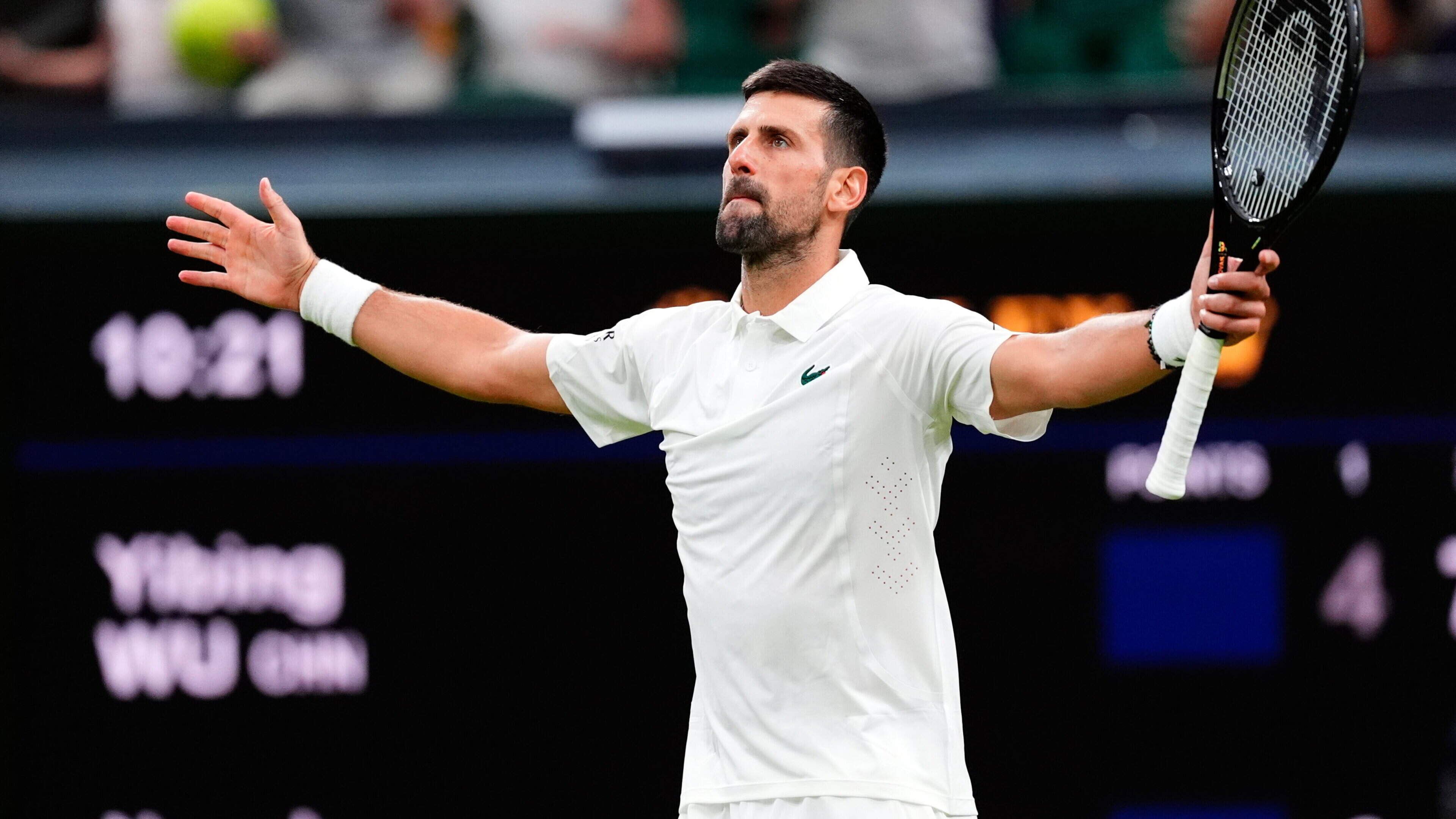 Novak Djokovic jokes ‘I want an invitation for the wedding’ in unusual mid-match moment with Centre Court fans at Wimbledon
