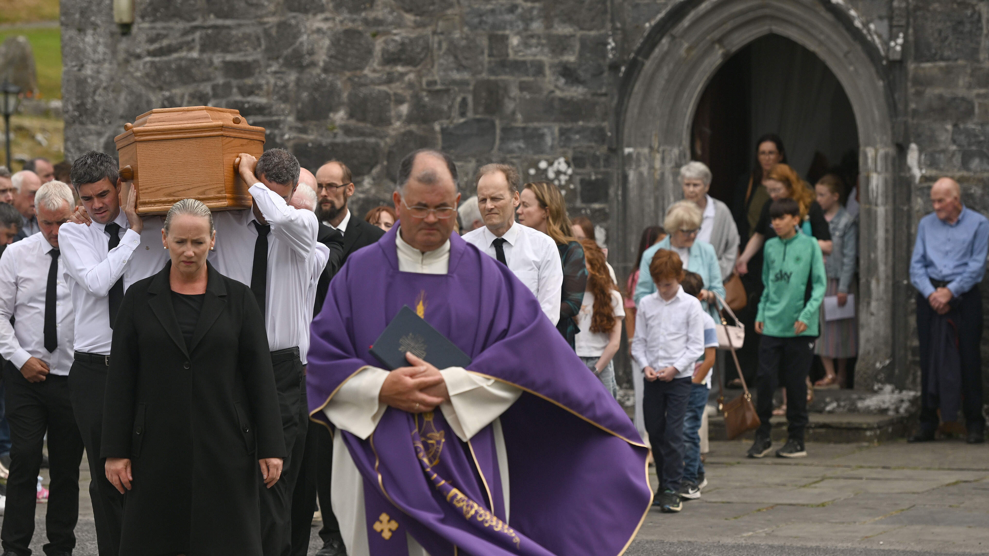 Ballintubber Abbey bid farewell to much-loved priest Fr Frank Fahey