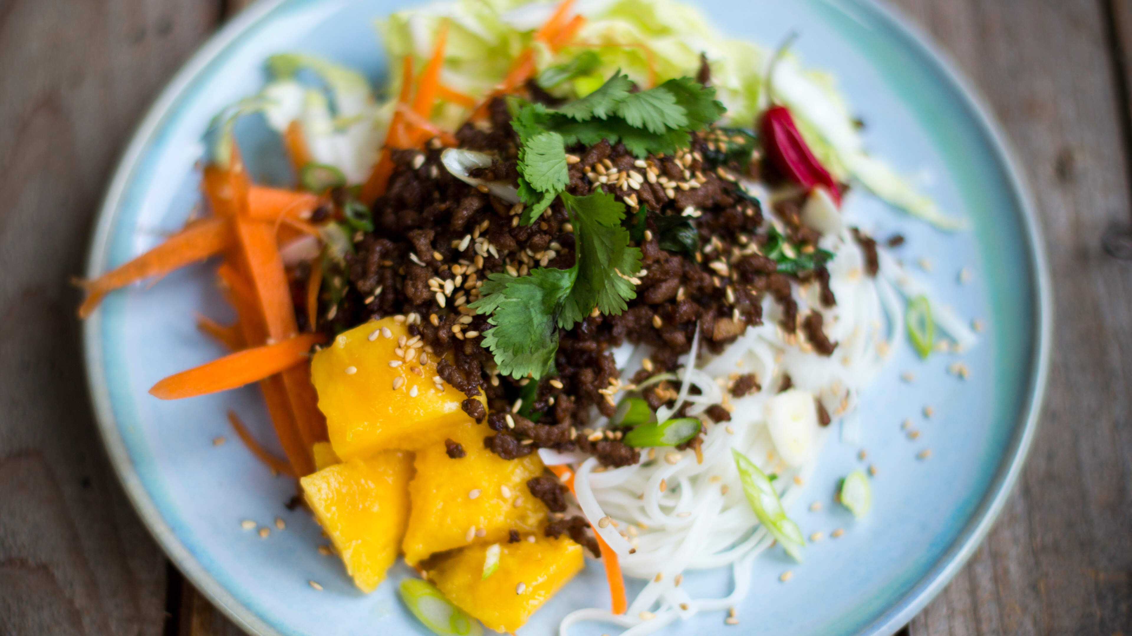Asian Beef Noodle Salad