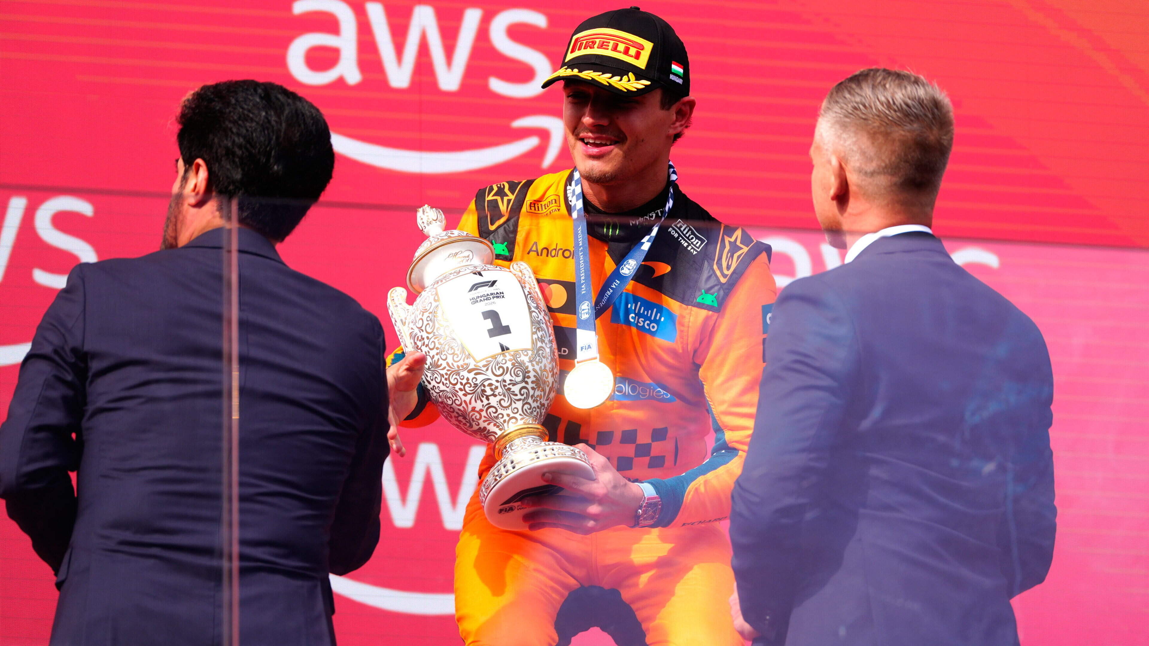 ‘Don’t even f****** talk to me’ — Oscar Piastri suffers bizarre collision as Lando Norris picks up first win of season