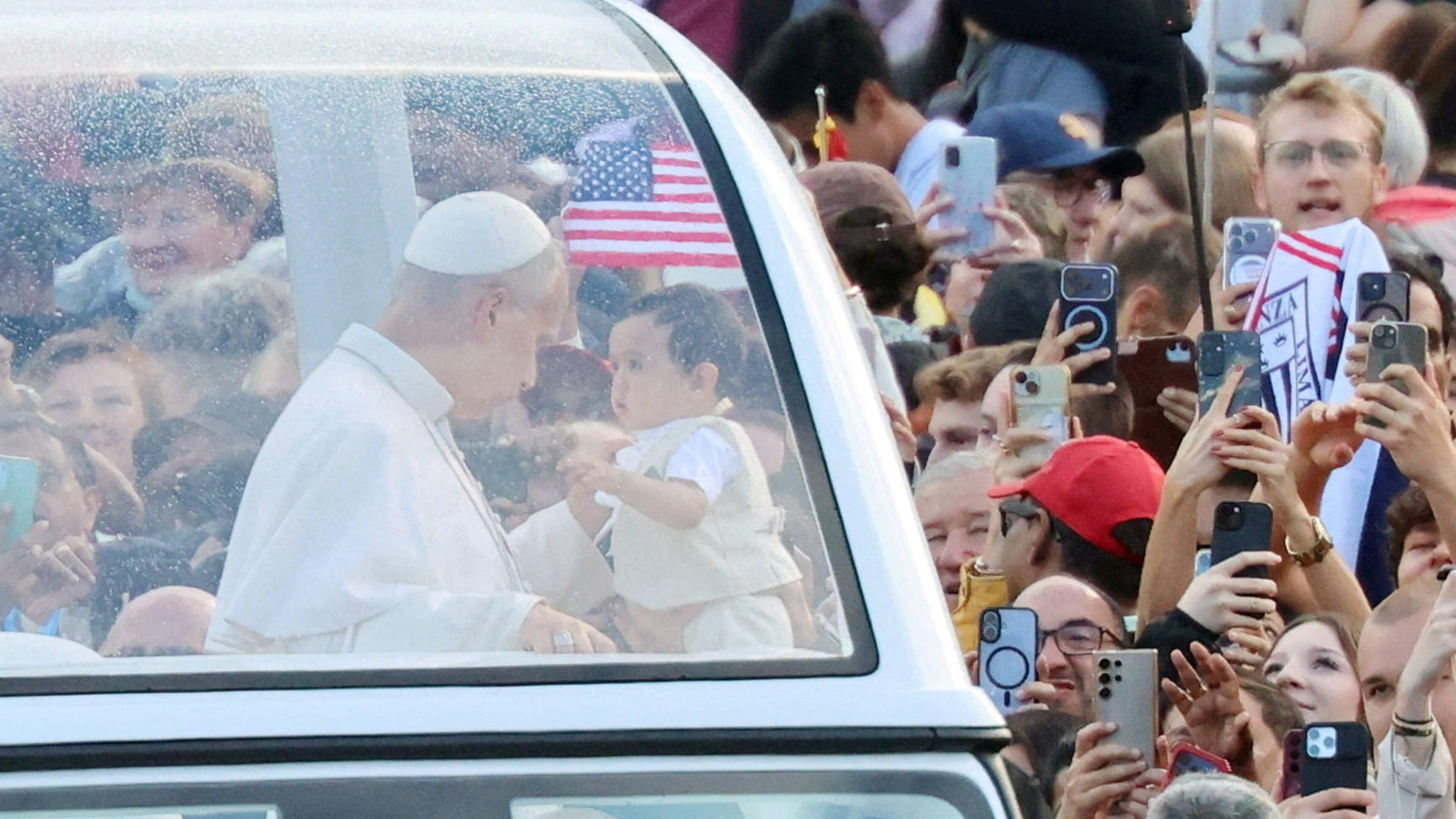 Pope Leo takes to popemobile for first time since cancer surgery
