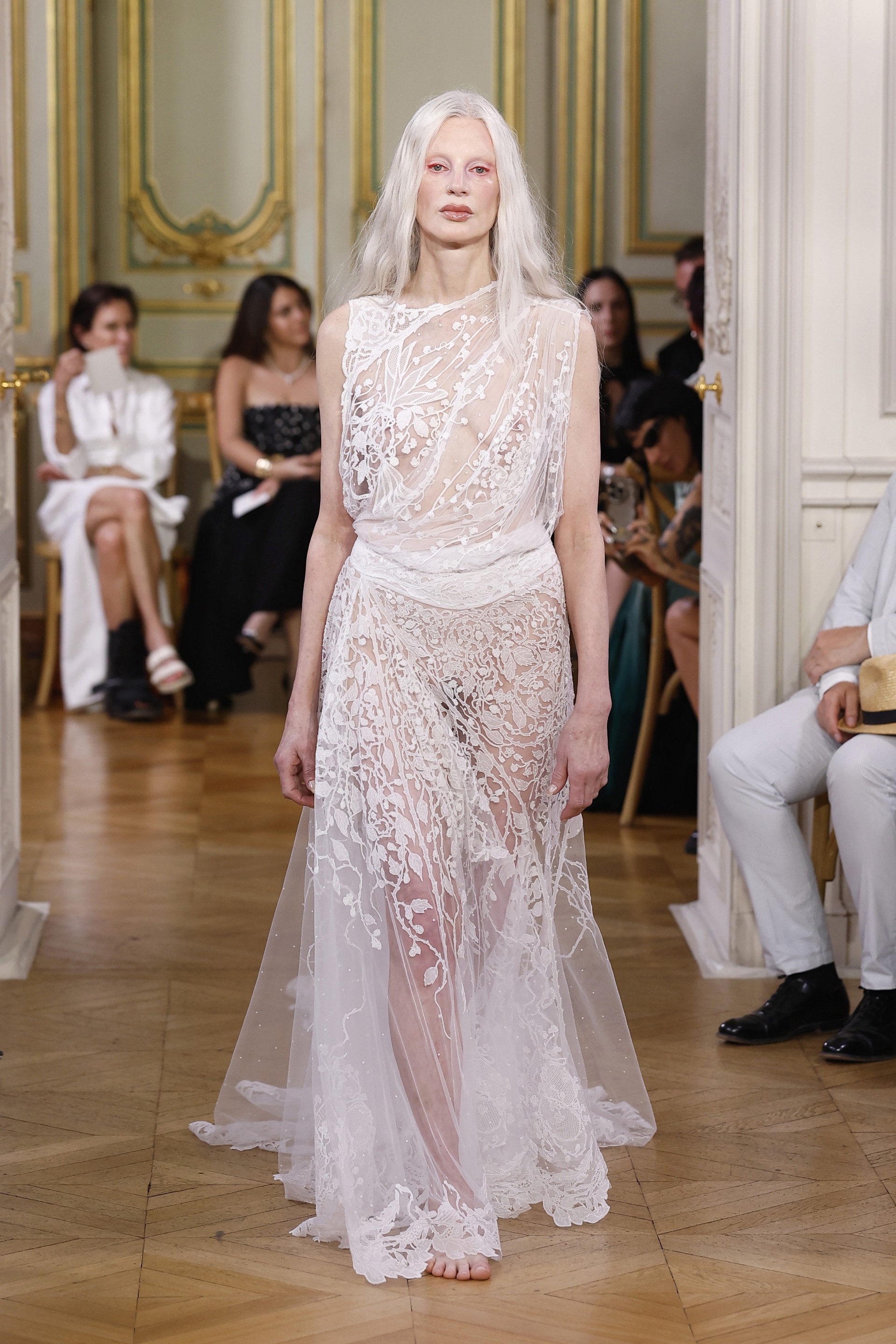 Irish embassy in Paris turned into a runway as Co Clare designer makes fashion history at Haute Couture Week 